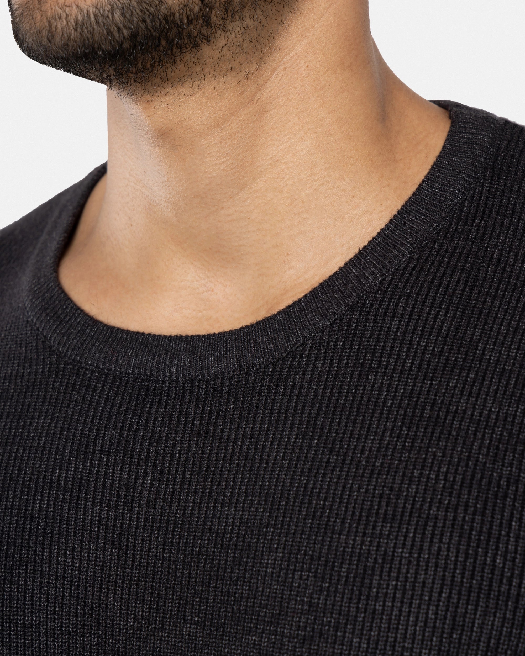 #SMW-34010 Ribbed Crew Neck Sweater-thumbmail-22