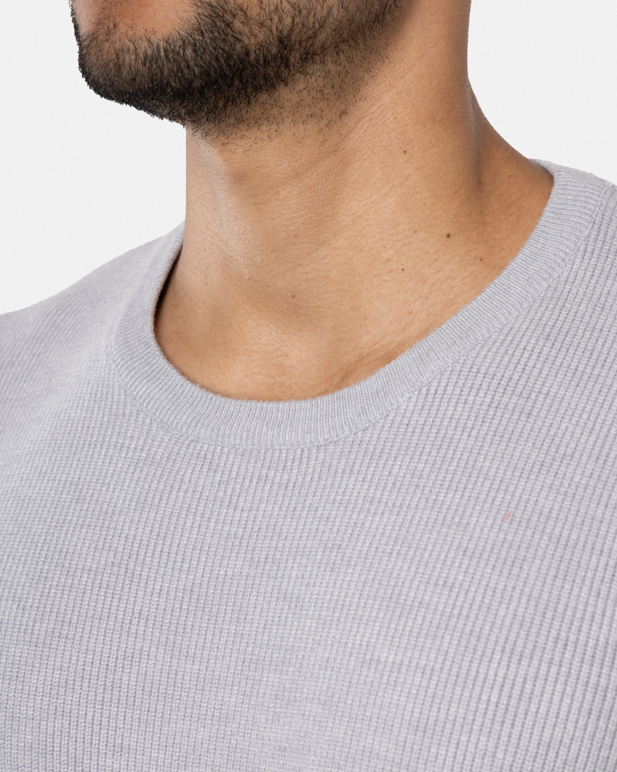 #SMW-34010 Ribbed Crew Neck Sweater-thumbmail-38