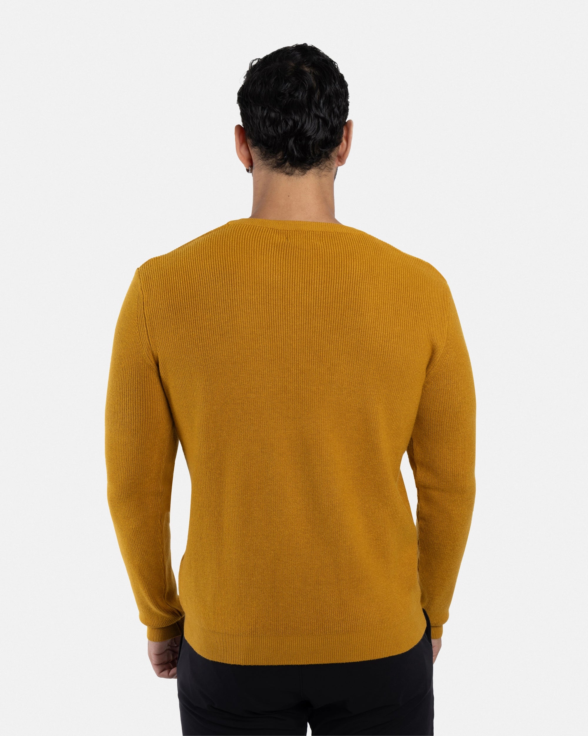 #SMW-34010 Ribbed Crew Neck Sweater-thumbmail-42