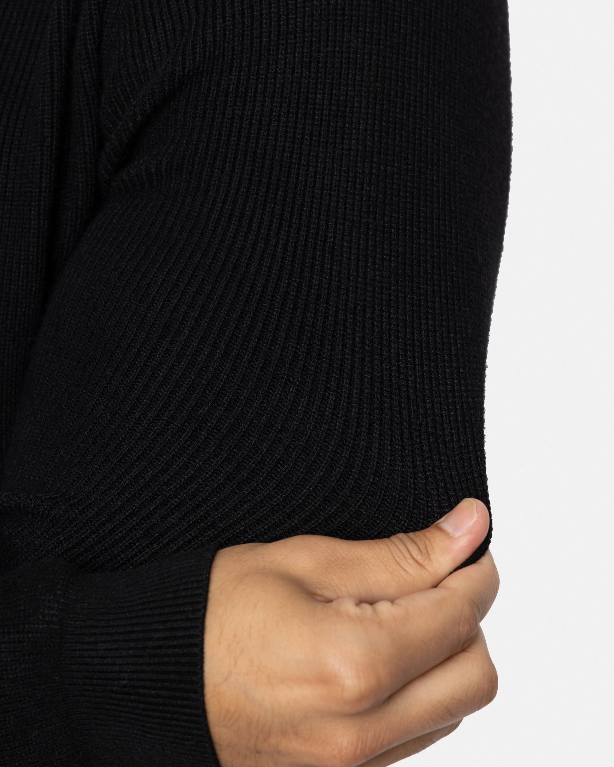 #SMW-34013 Ribbed Turtle Neck Sweater-thumbmail-8