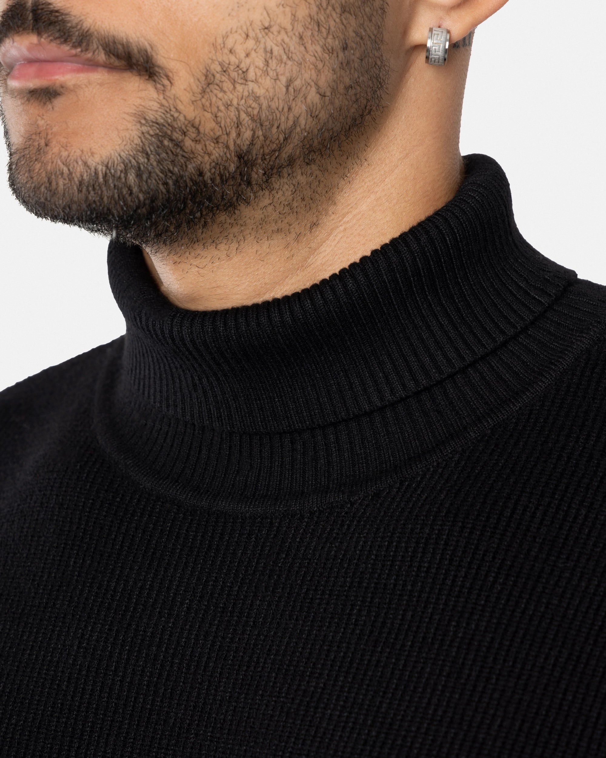 #SMW-34013 Ribbed Turtle Neck Sweater-thumbmail-6