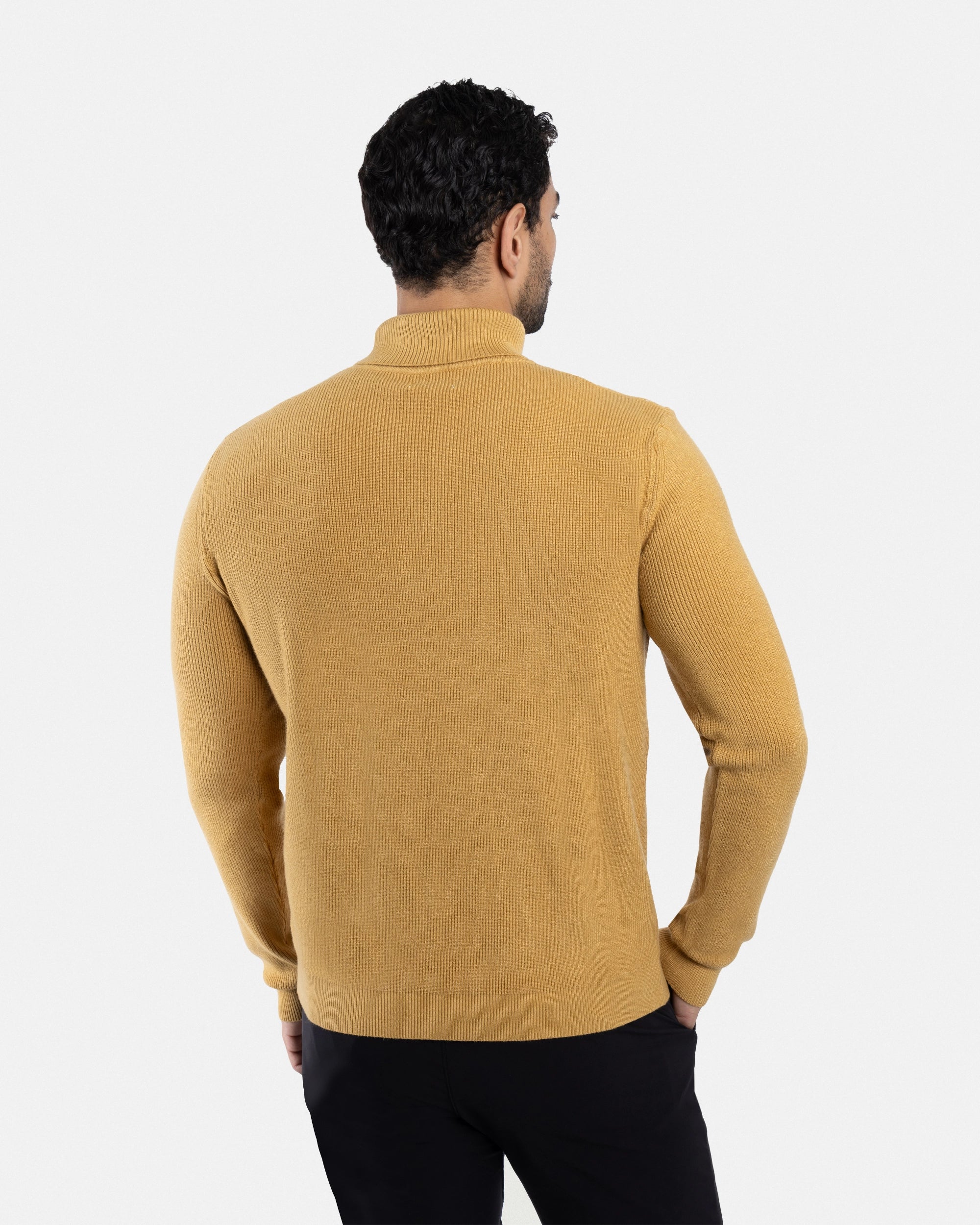 #SMW-34013 Ribbed Turtle Neck Sweater-thumbmail-10