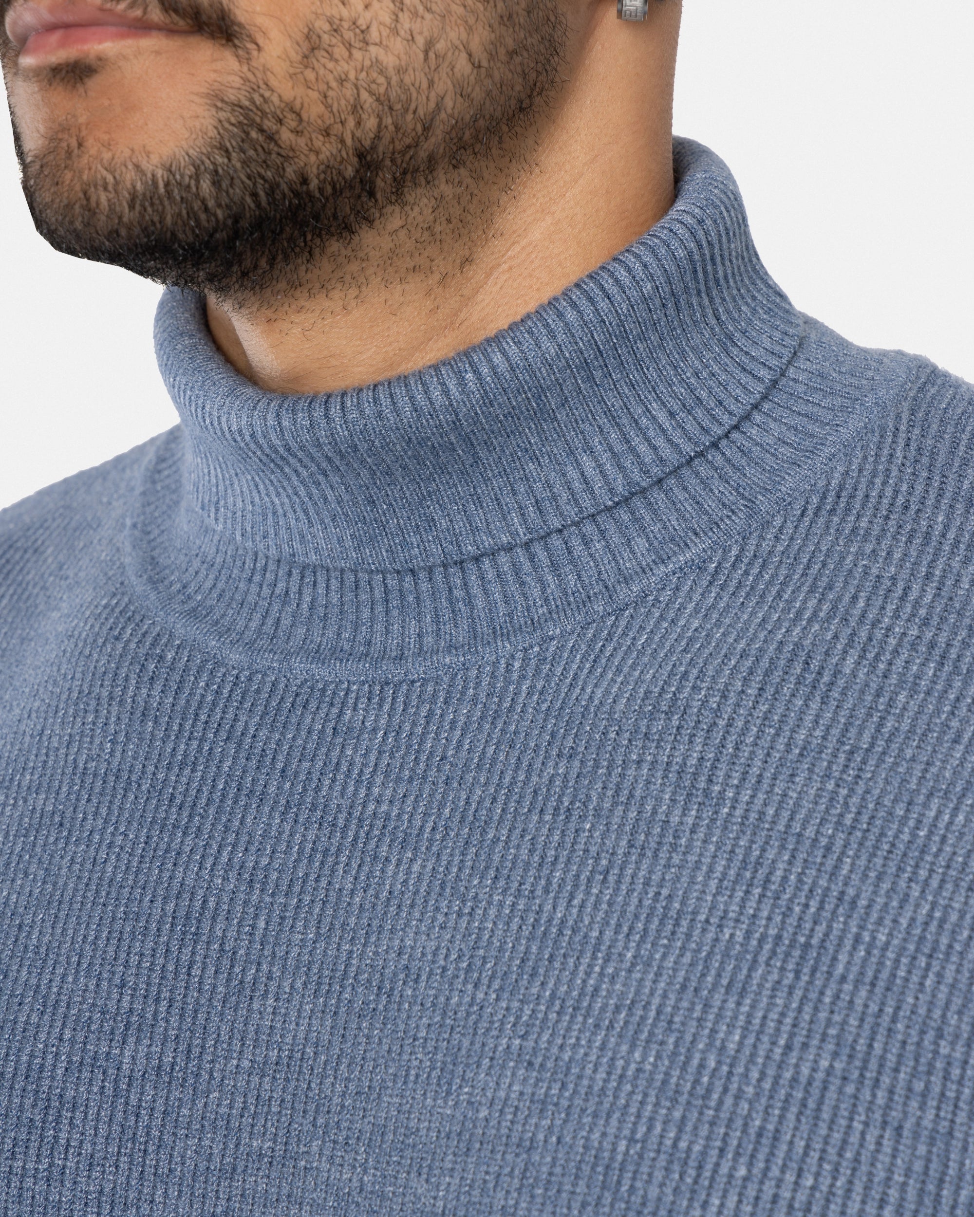 #SMW-34013 Ribbed Turtle Neck Sweater-thumbmail-30