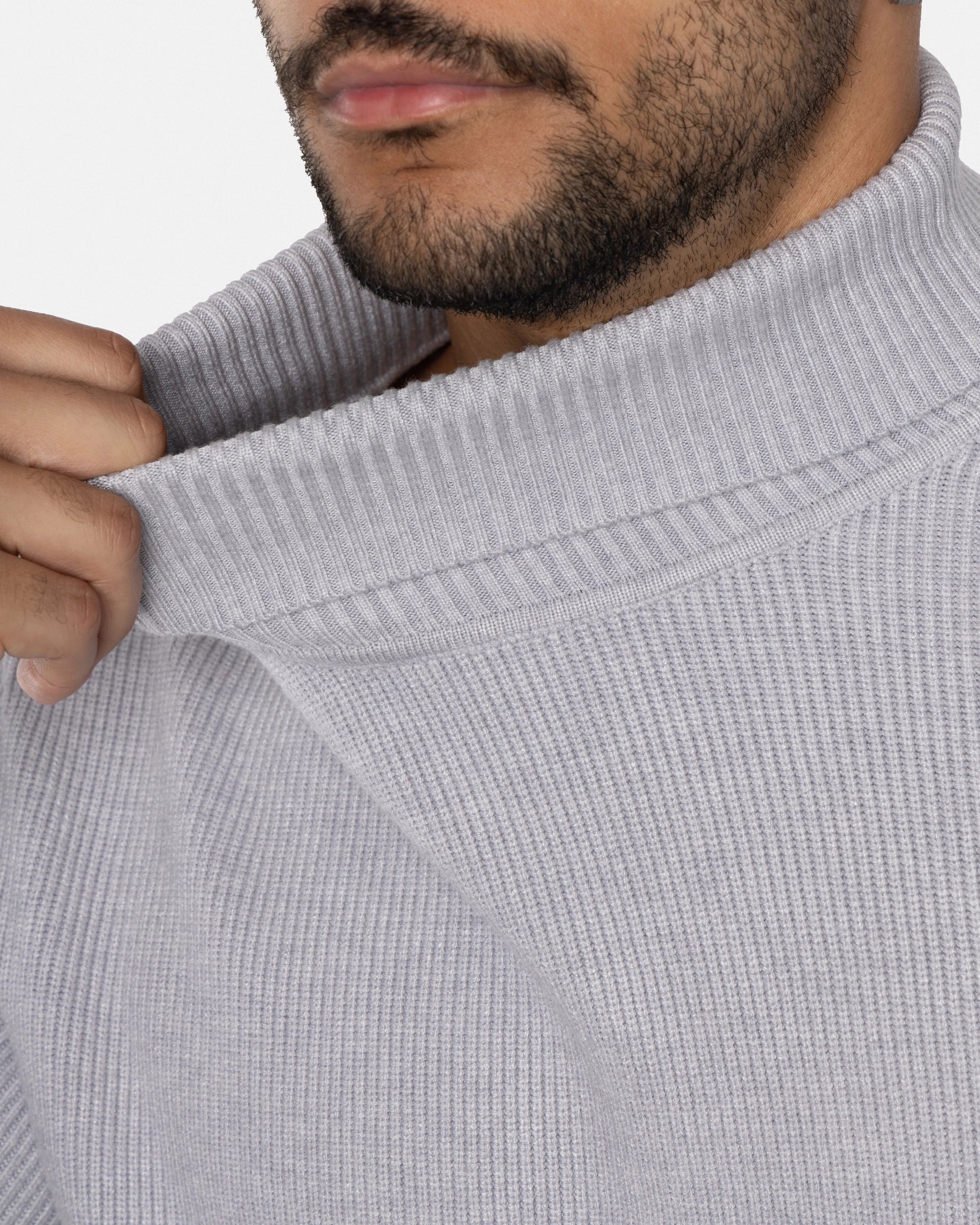 #SMW-34013 Ribbed Turtle Neck Sweater-thumbmail-47