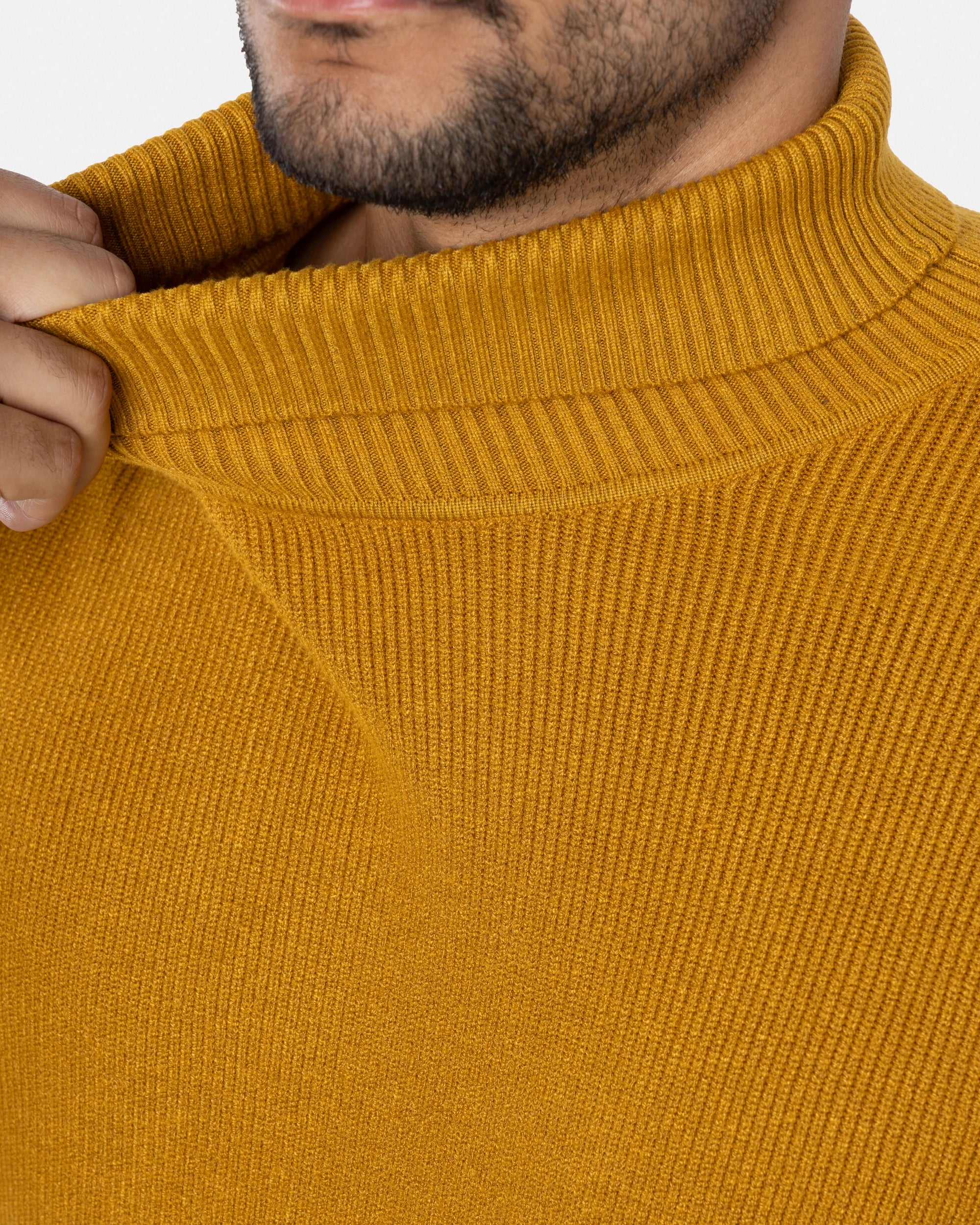 #SMW-34013 Ribbed Turtle Neck Sweater-thumbmail-55