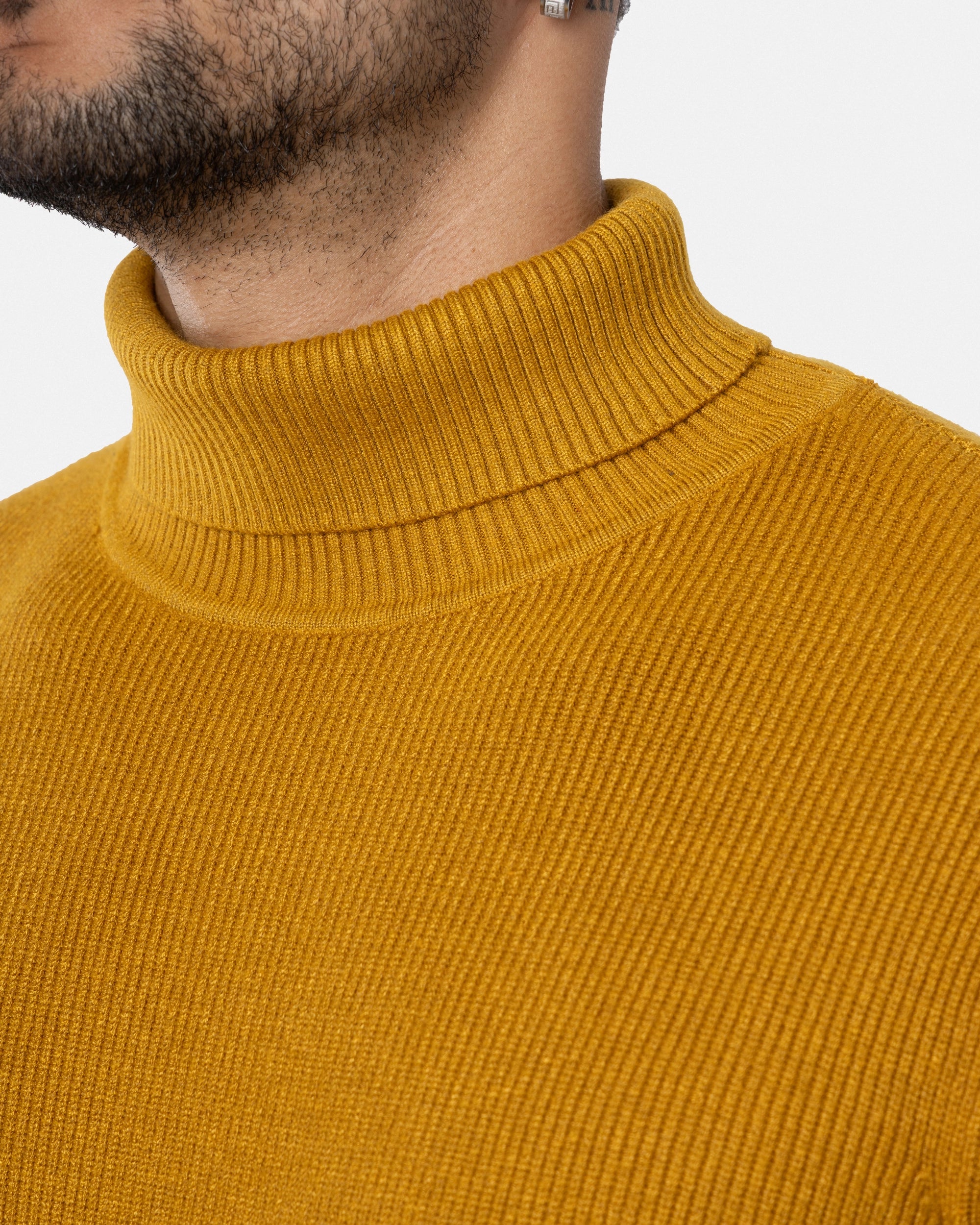 #SMW-34013 Ribbed Turtle Neck Sweater-thumbmail-54