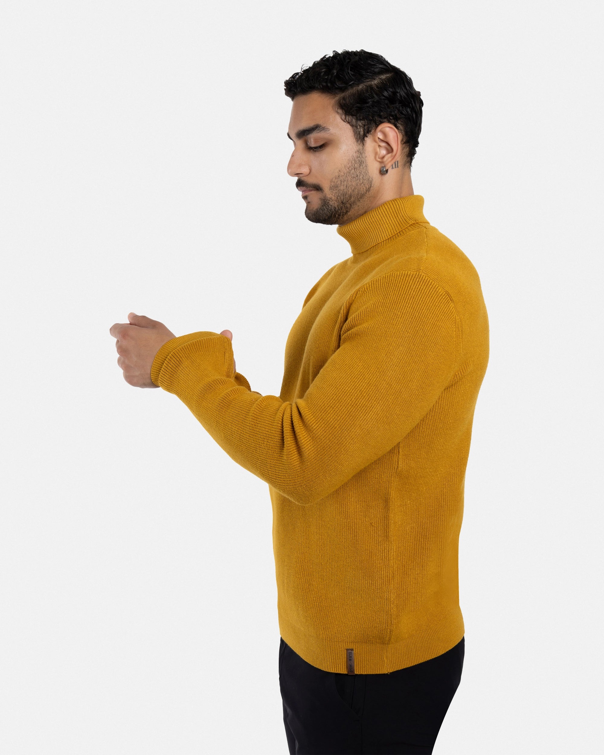 #SMW-34013 Ribbed Turtle Neck Sweater-thumbmail-53