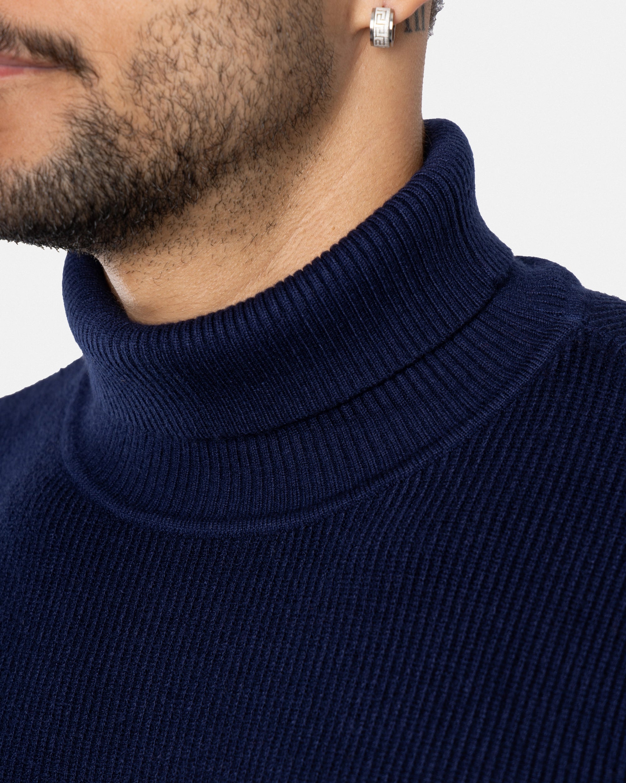 #SMW-34013 Ribbed Turtle Neck Sweater-thumbmail-62