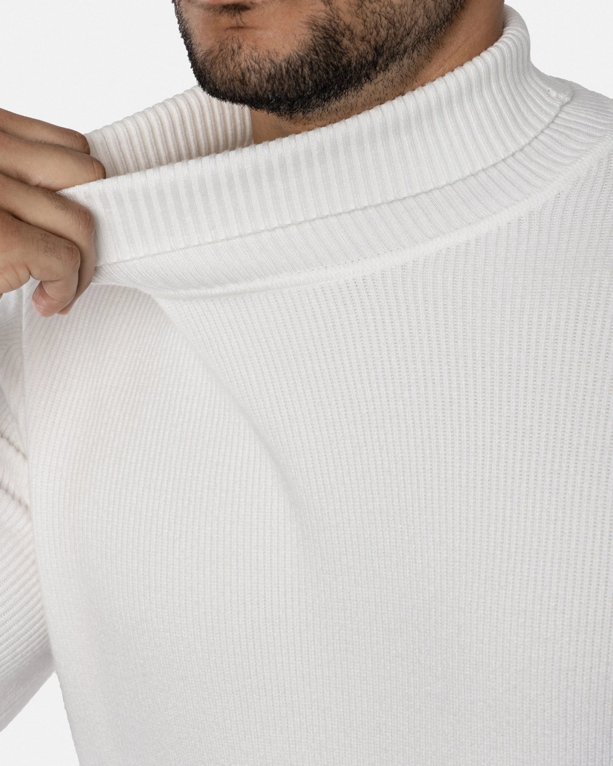 #SMW-34013 Ribbed Turtle Neck Sweater-thumbmail-71
