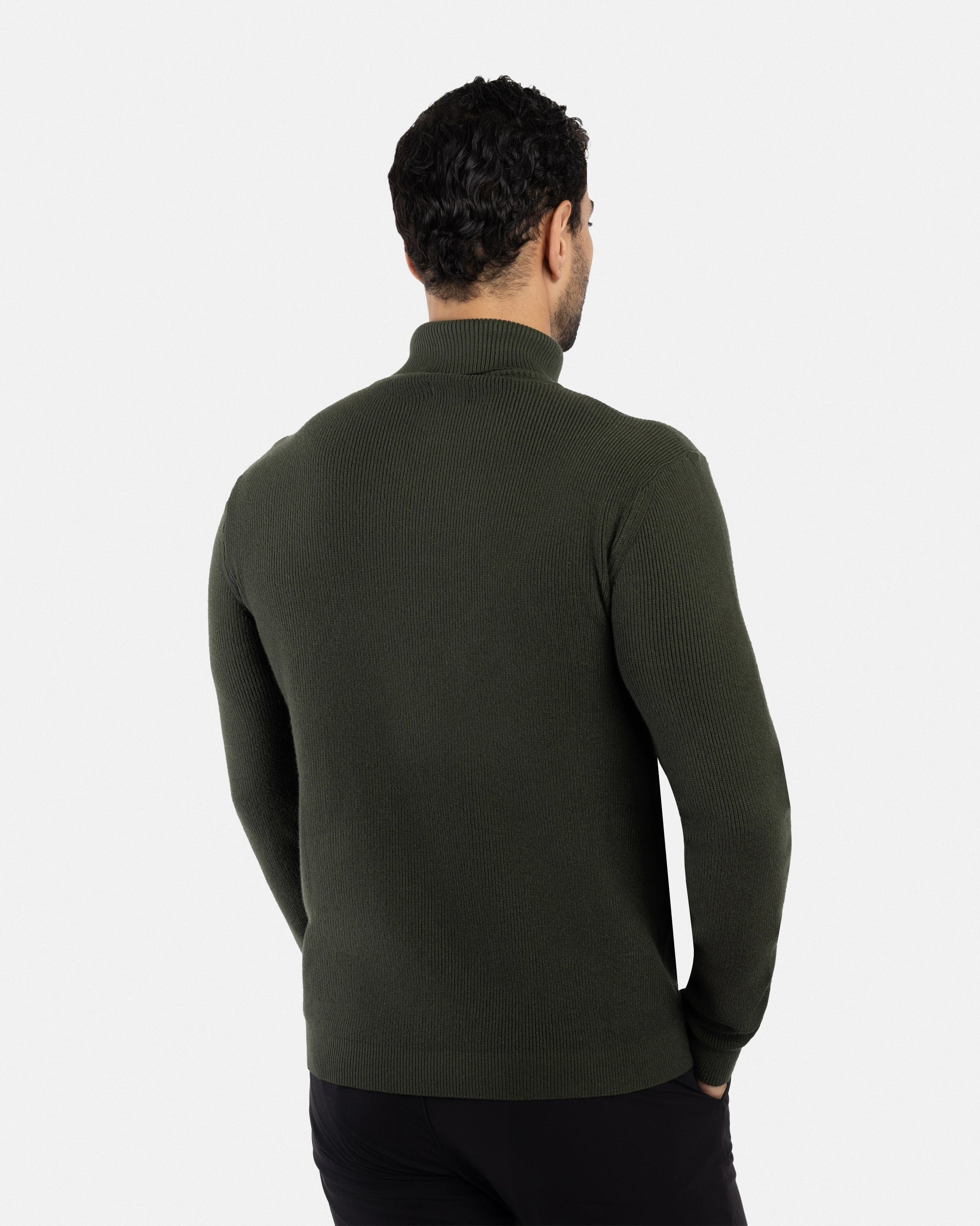 #SMW-34013 Ribbed Turtle Neck Sweater-thumbmail-74