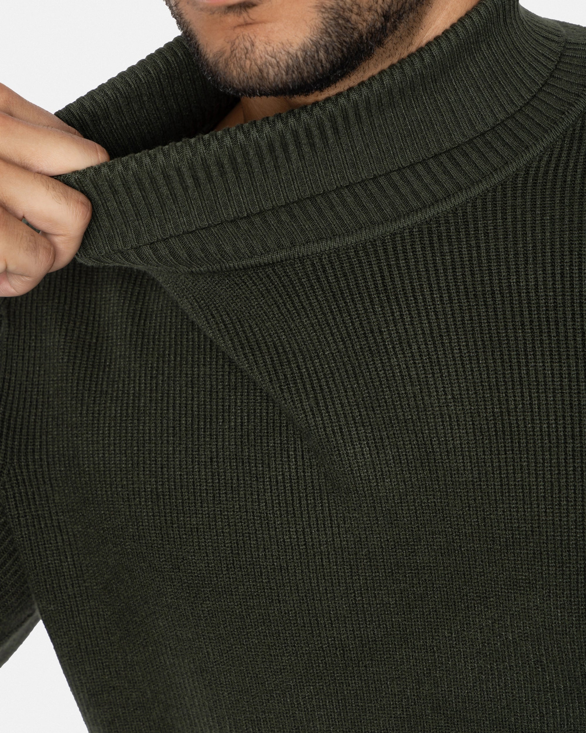 #SMW-34013 Ribbed Turtle Neck Sweater-thumbmail-79