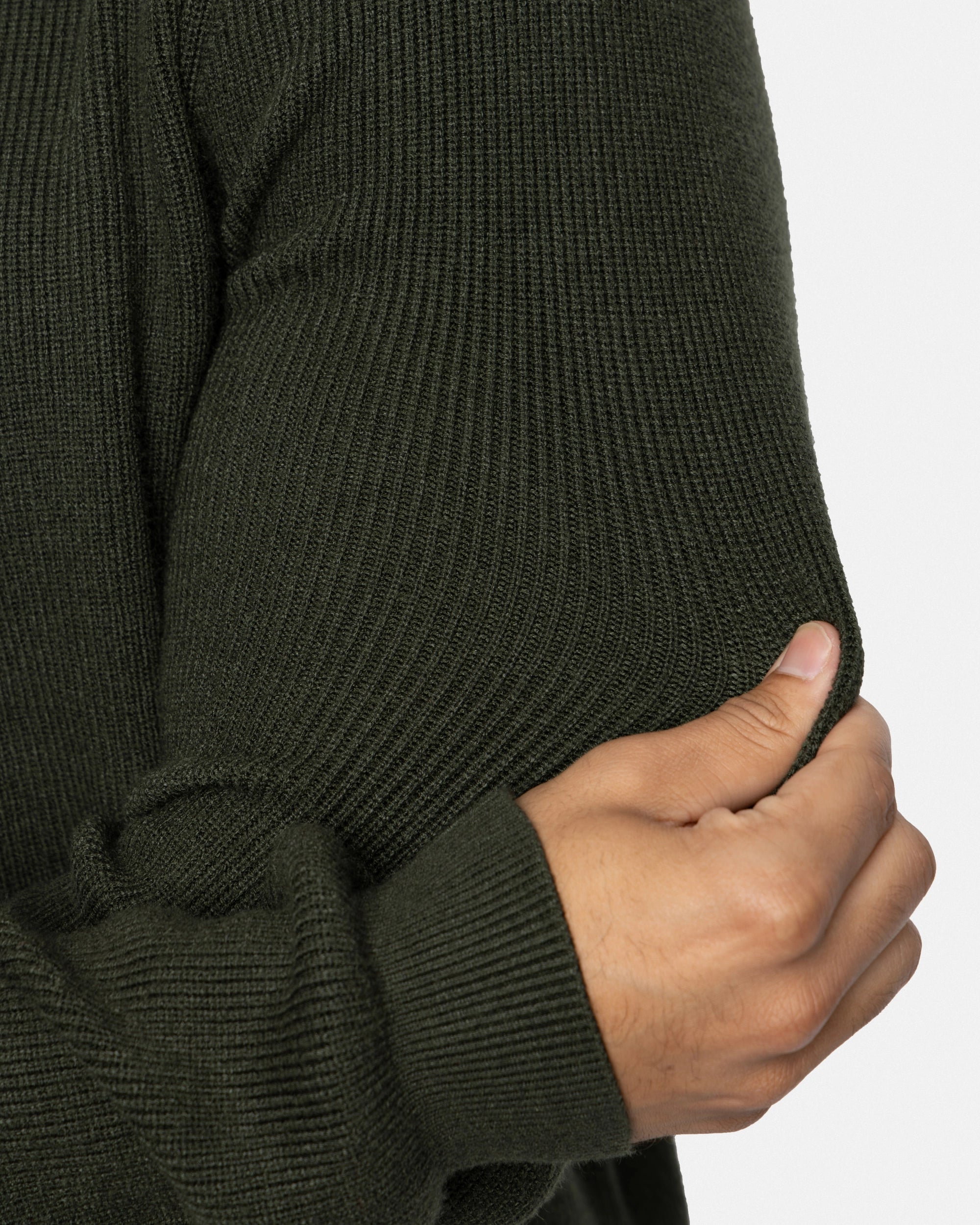 #SMW-34013 Ribbed Turtle Neck Sweater-thumbmail-80