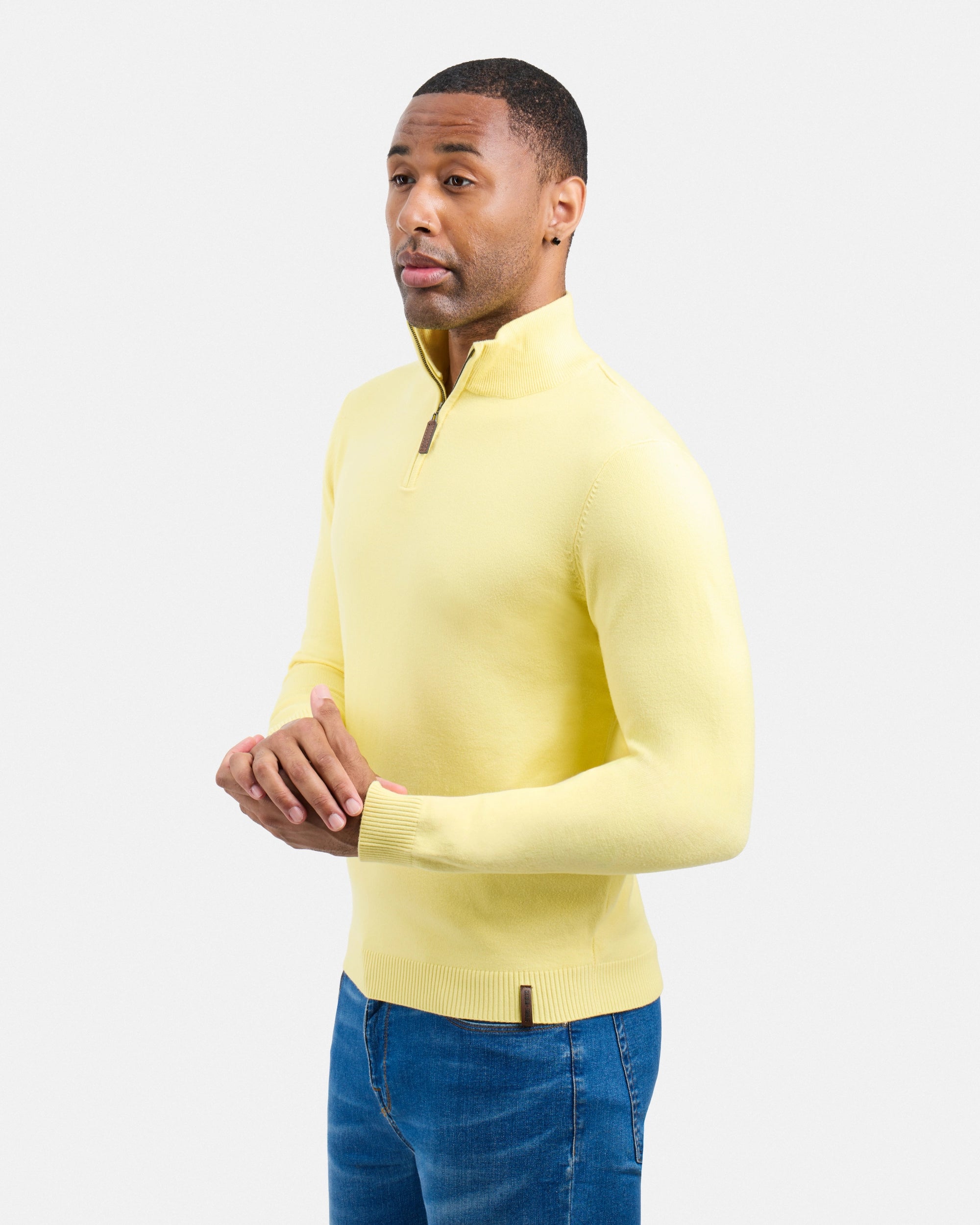 #SMW-34014 Quarter Zip Mock Neck Sweater-thumbmail-43