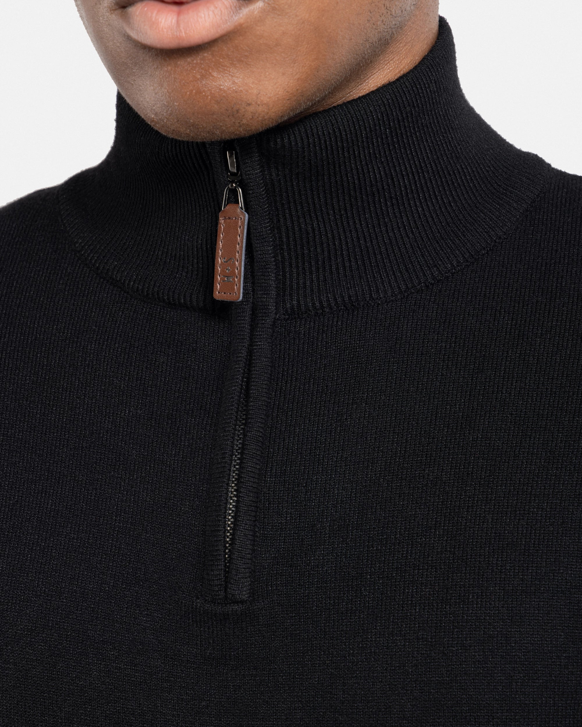 #SMW-34014 Quarter Zip Mock Neck Sweater-thumbmail-6