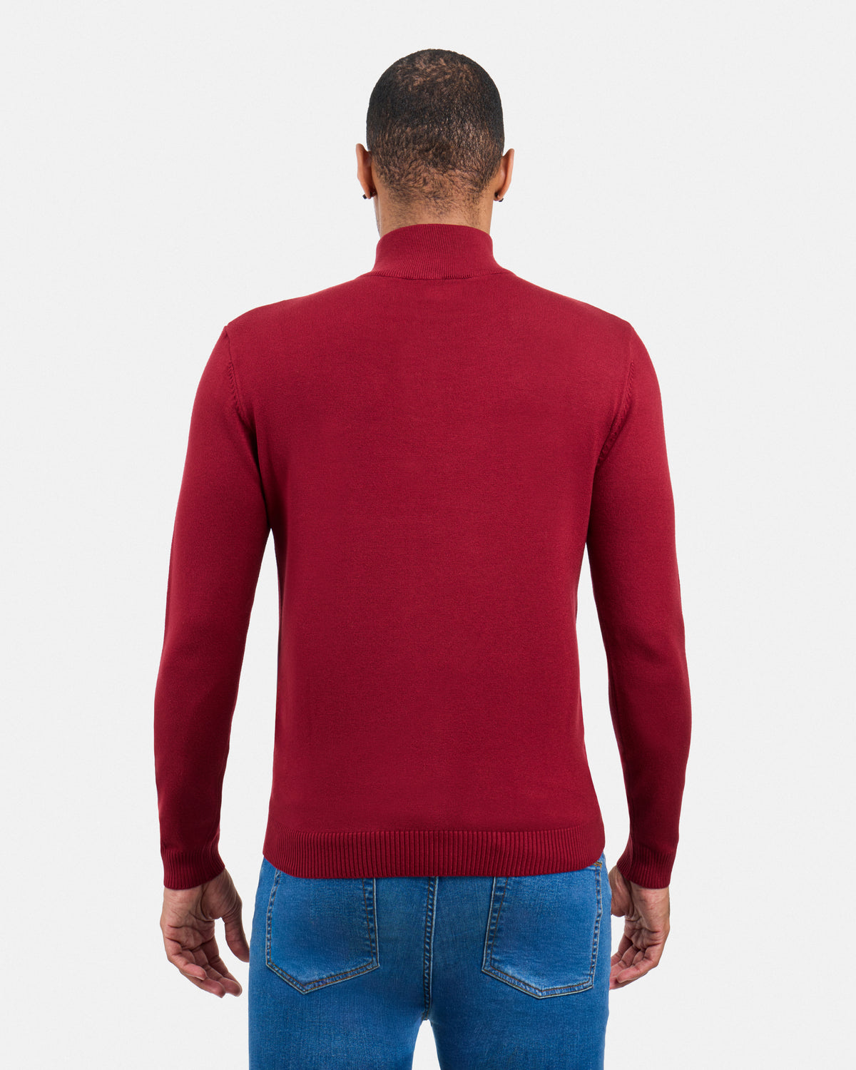 #SMW-34014 Quarter Zip Mock Neck Sweater-thumbmail-51