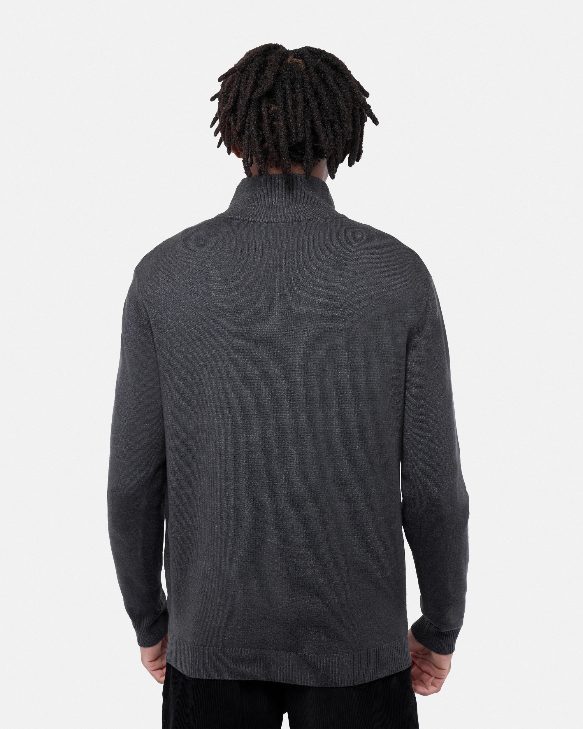 #SMW-34014 Quarter Zip Mock Neck Sweater-thumbmail-10