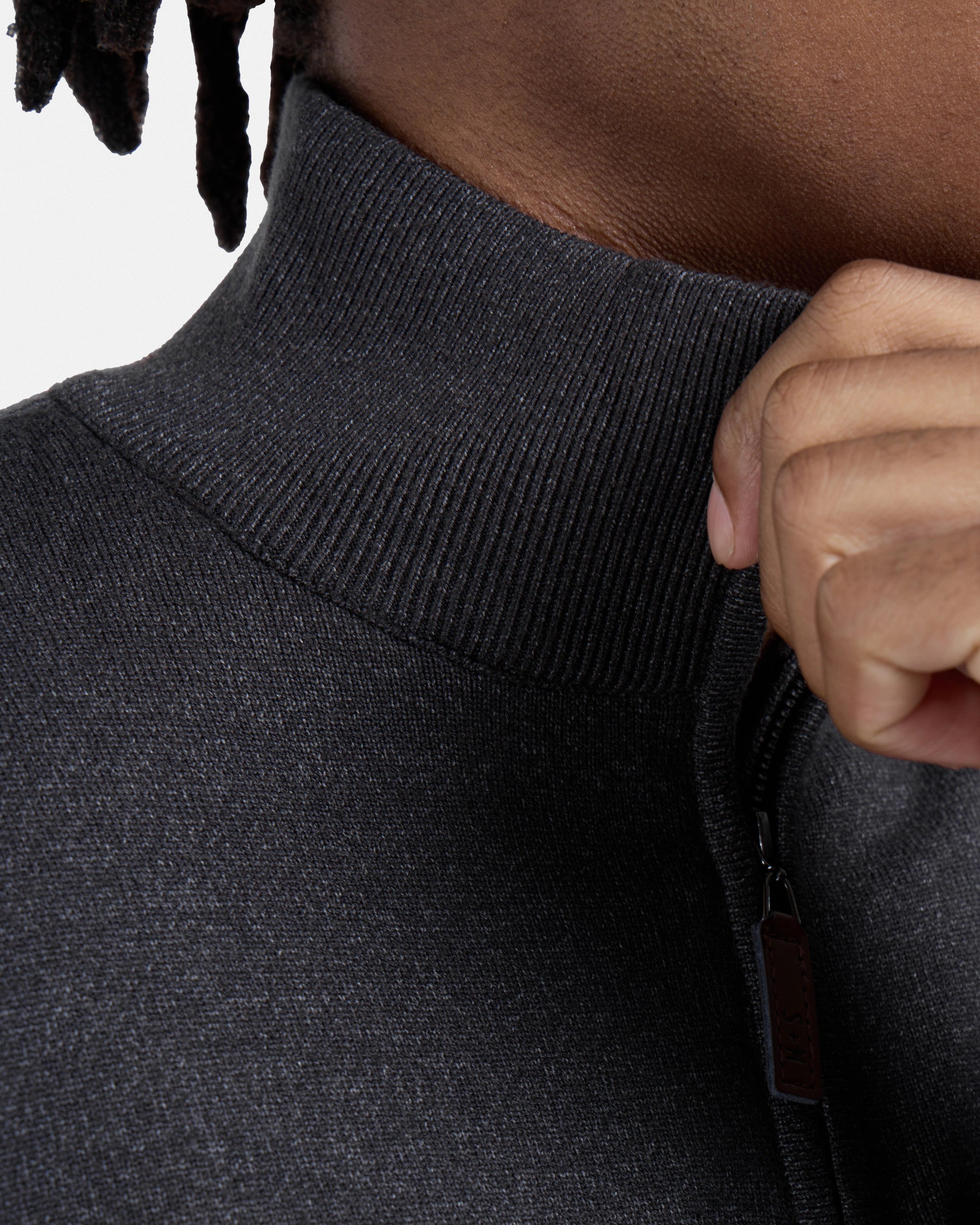 #SMW-34014 Quarter Zip Mock Neck Sweater-thumbmail-18