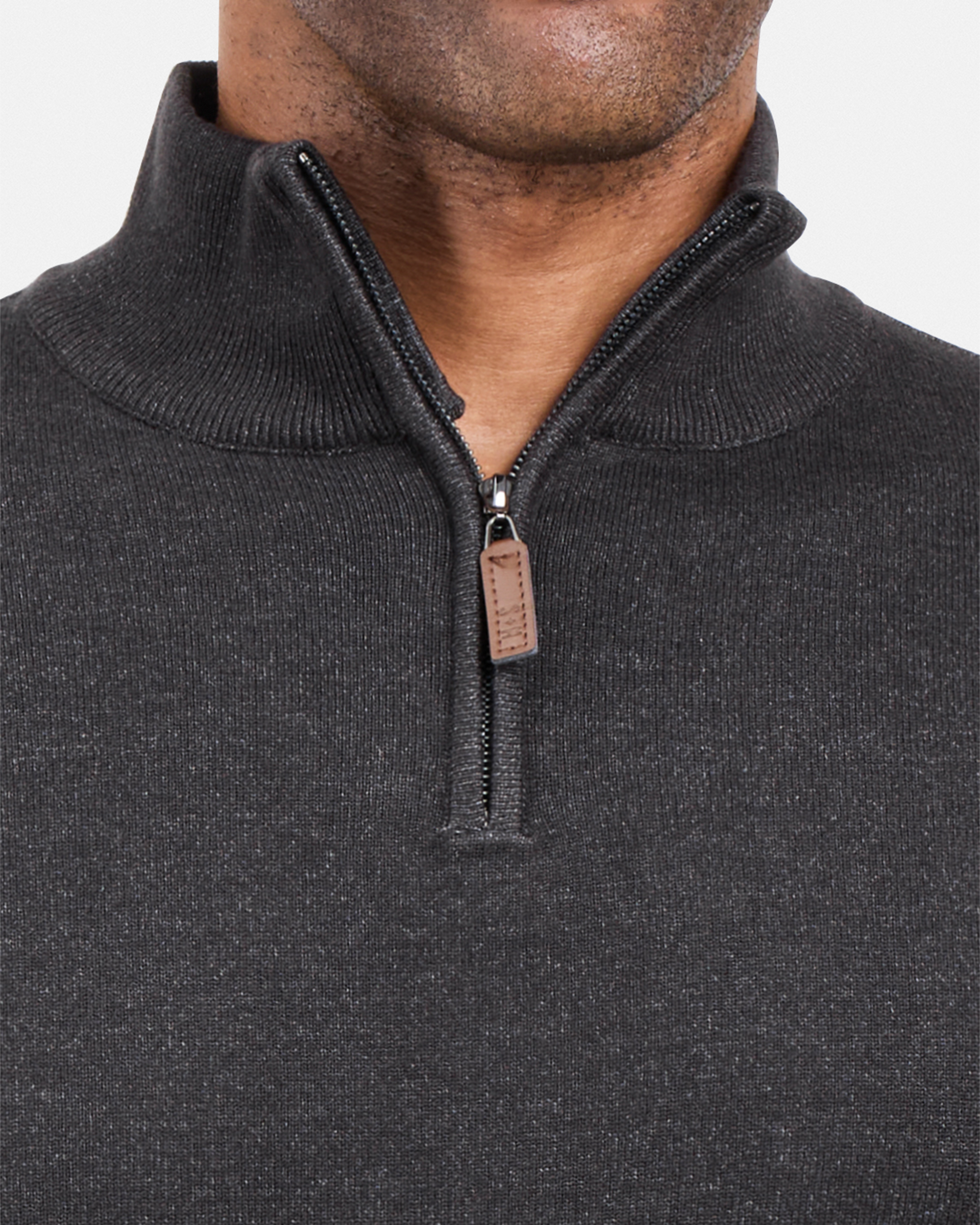 #SMW-34014 Quarter Zip Mock Neck Sweater-thumbmail-75