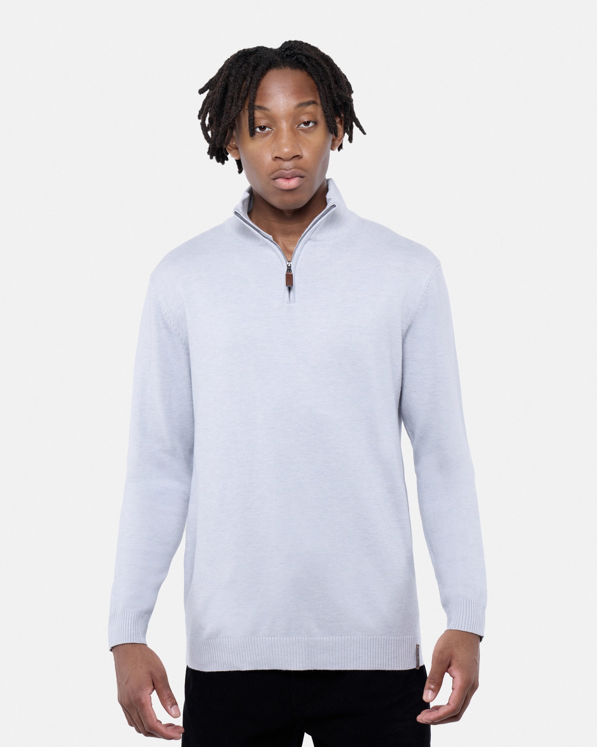 #SMW-34014 Quarter Zip Mock Neck Sweater-thumbmail-23