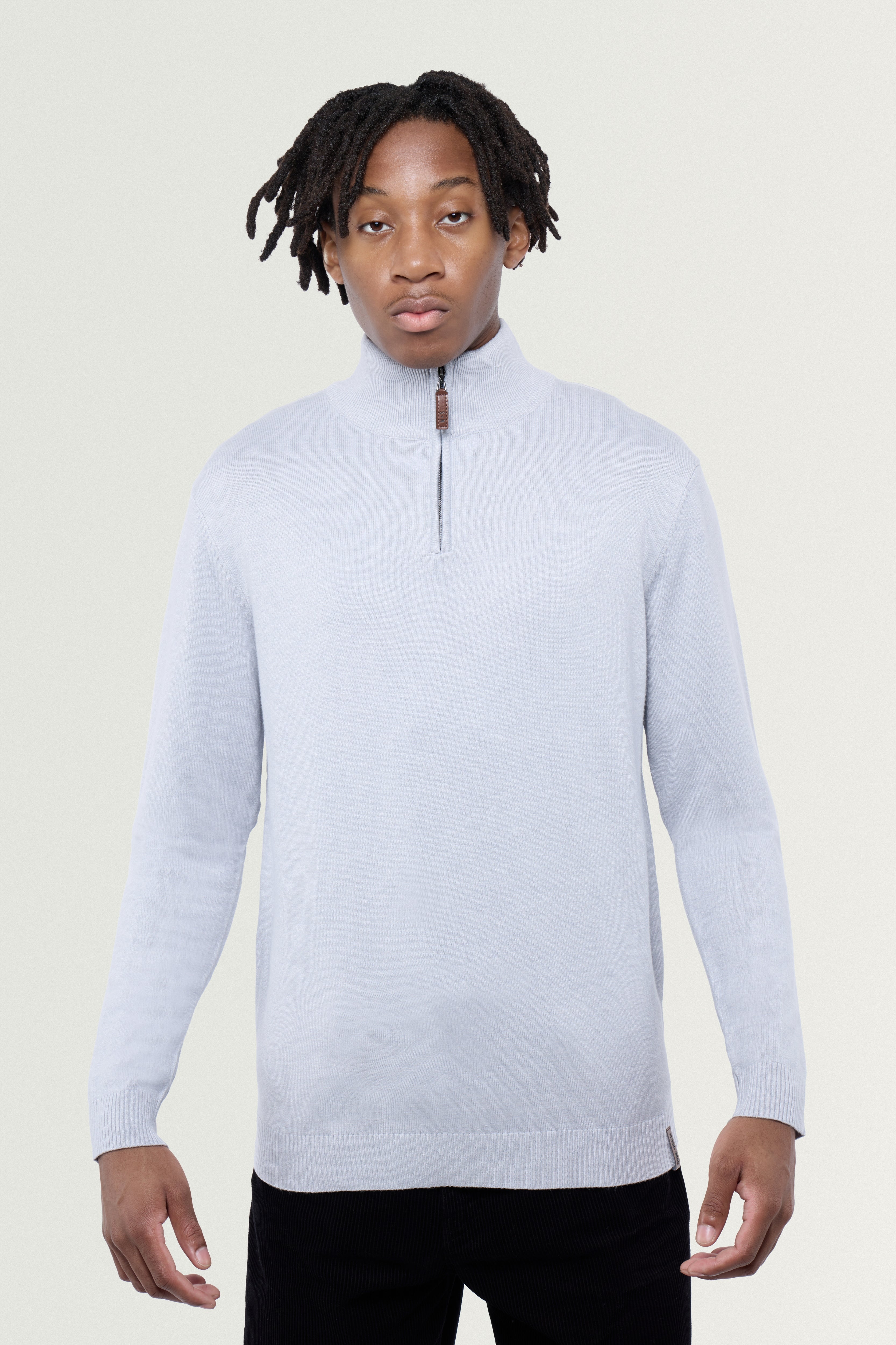 X RAY Men's Quarter Zip Mock Neck Sweater – X-RAY JEANS