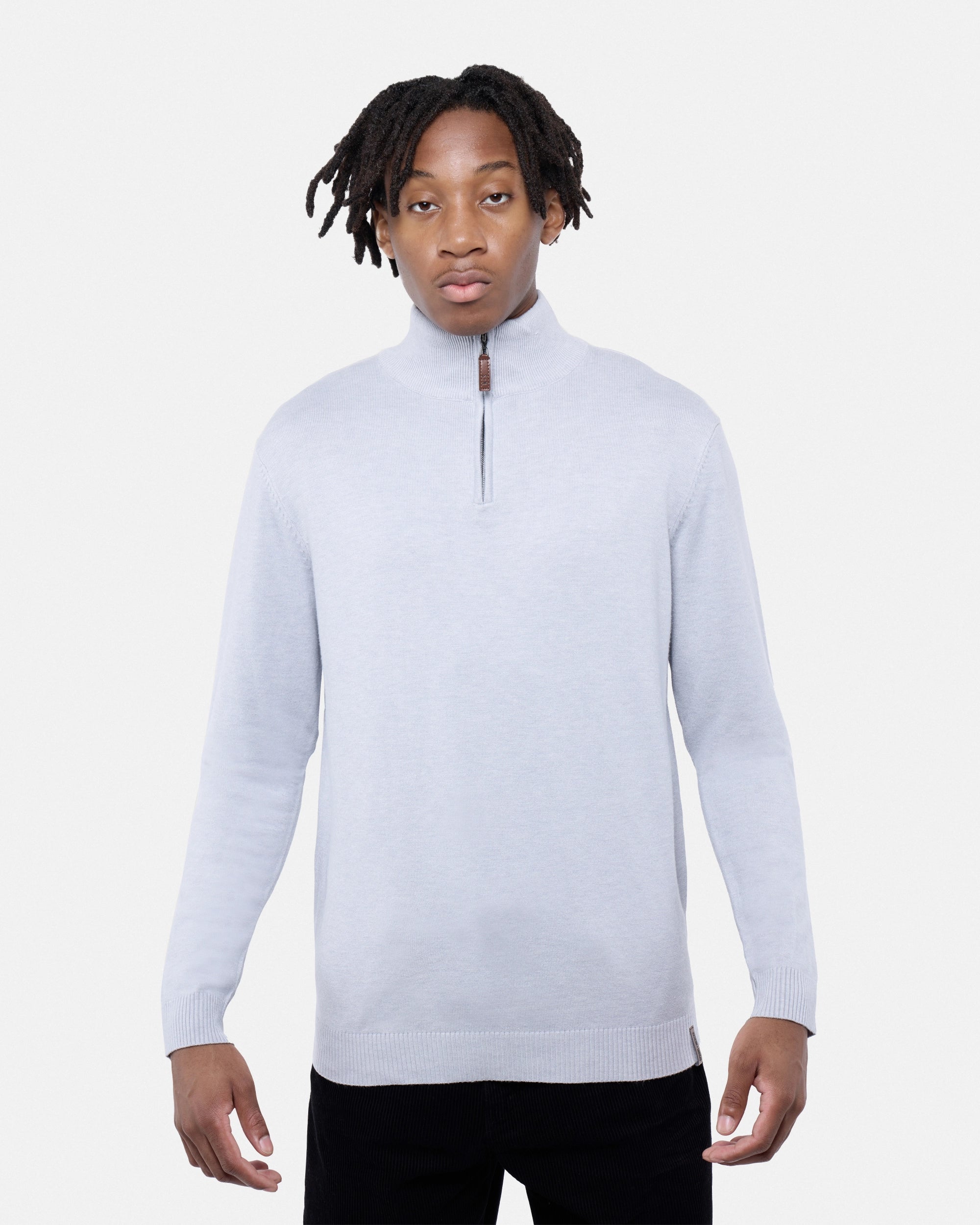 #SMW-34014 Quarter Zip Mock Neck Sweater-thumbmail-19