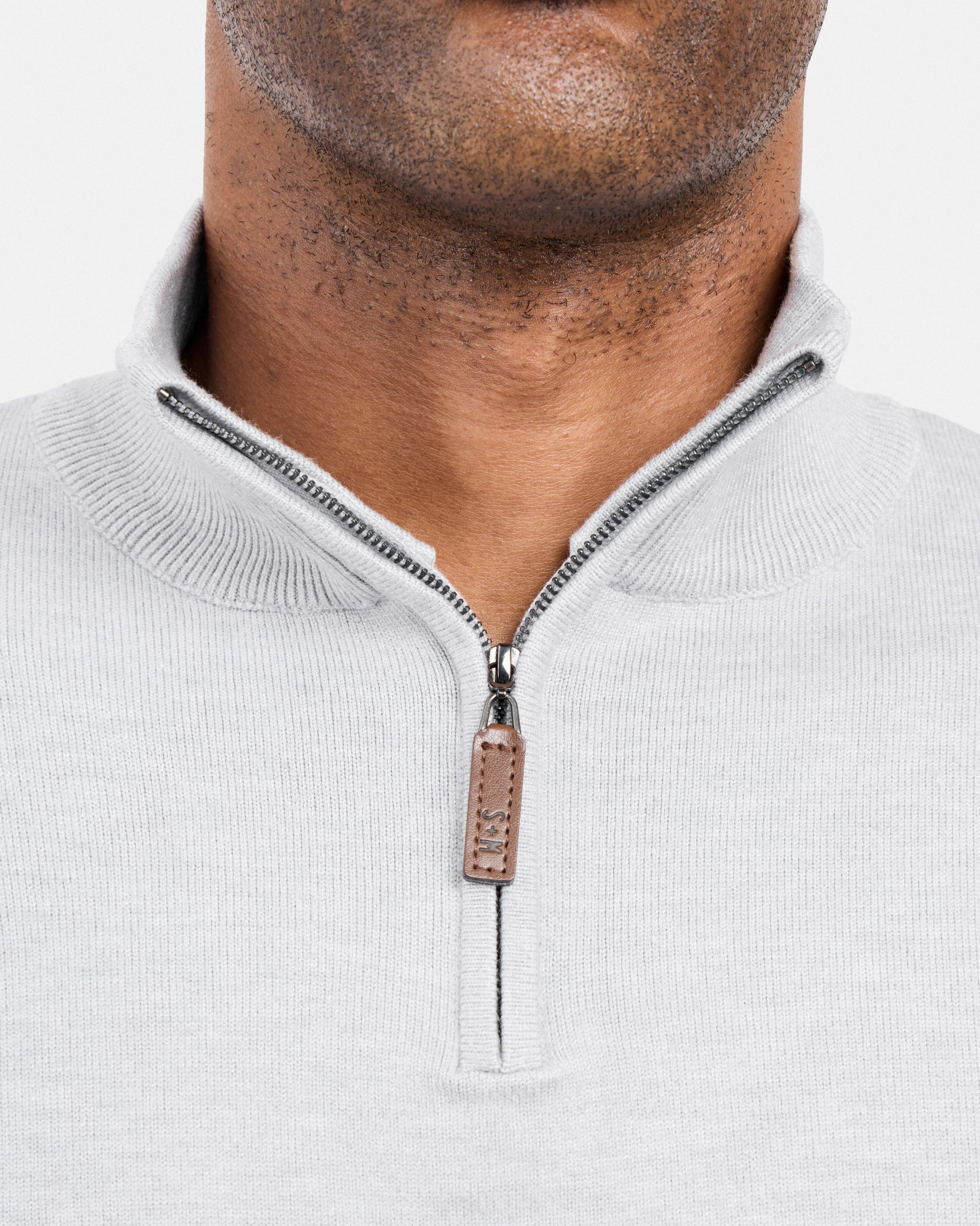 #SMW-34014 Quarter Zip Mock Neck Sweater-thumbmail-22