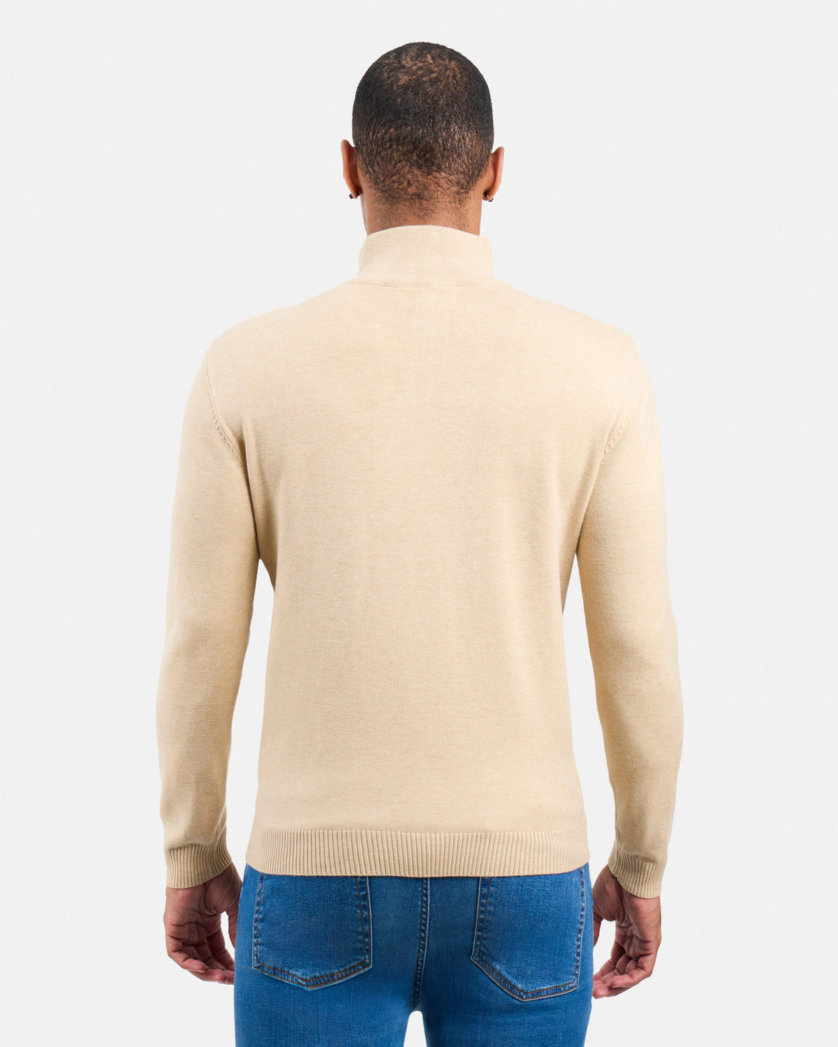 #SMW-34014 Quarter Zip Mock Neck Sweater-thumbmail-85