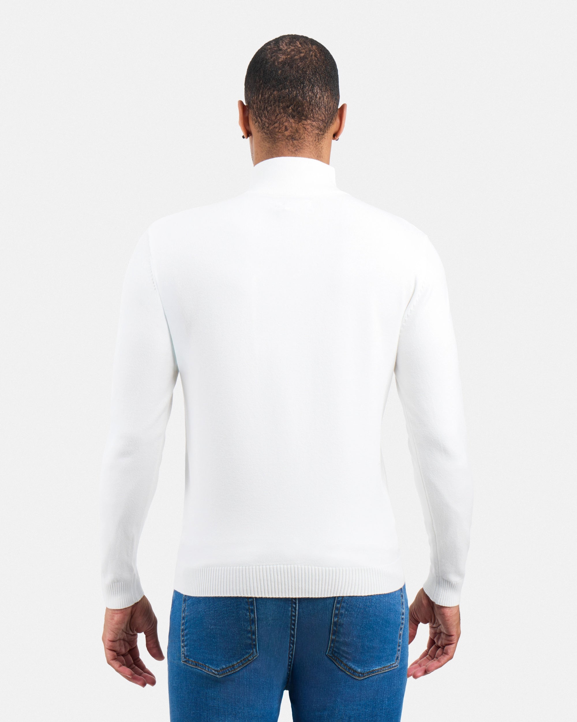 #SMW-34014 Quarter Zip Mock Neck Sweater-thumbmail-36