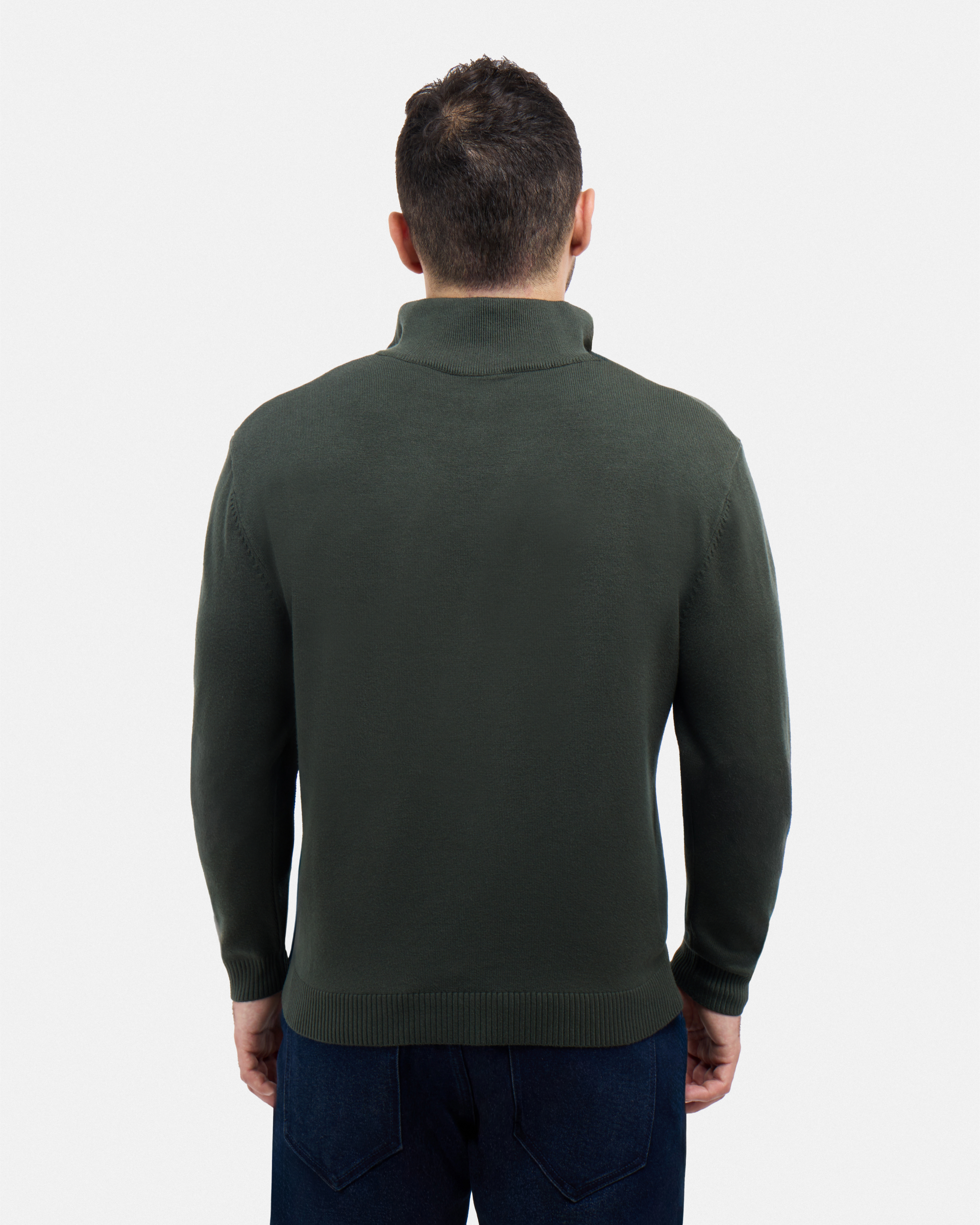 #SMW-34014 Quarter Zip Mock Neck Sweater-thumbmail-92