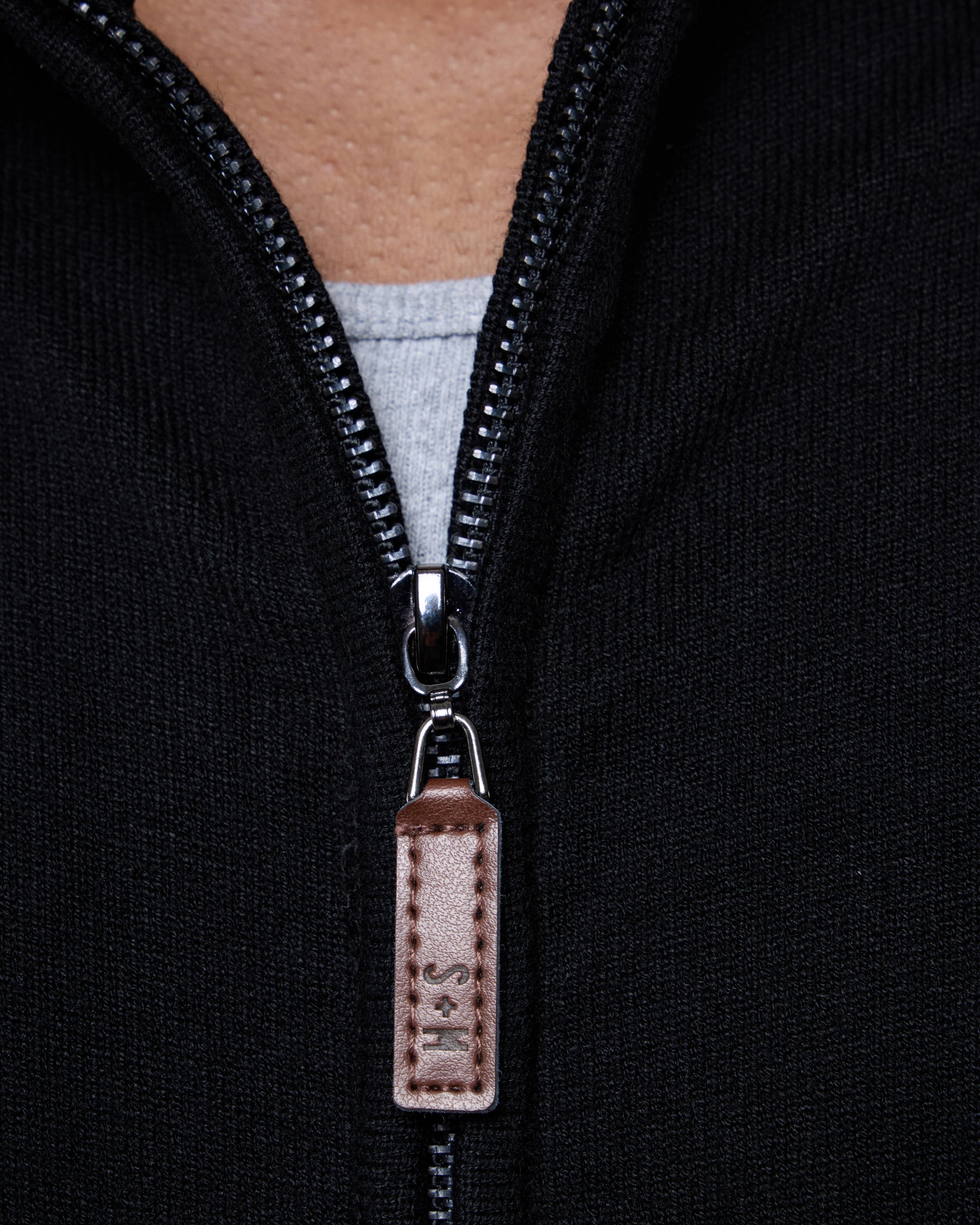 #SMW-34015 Full Zip Mock Neck Sweater-thumbmail-8