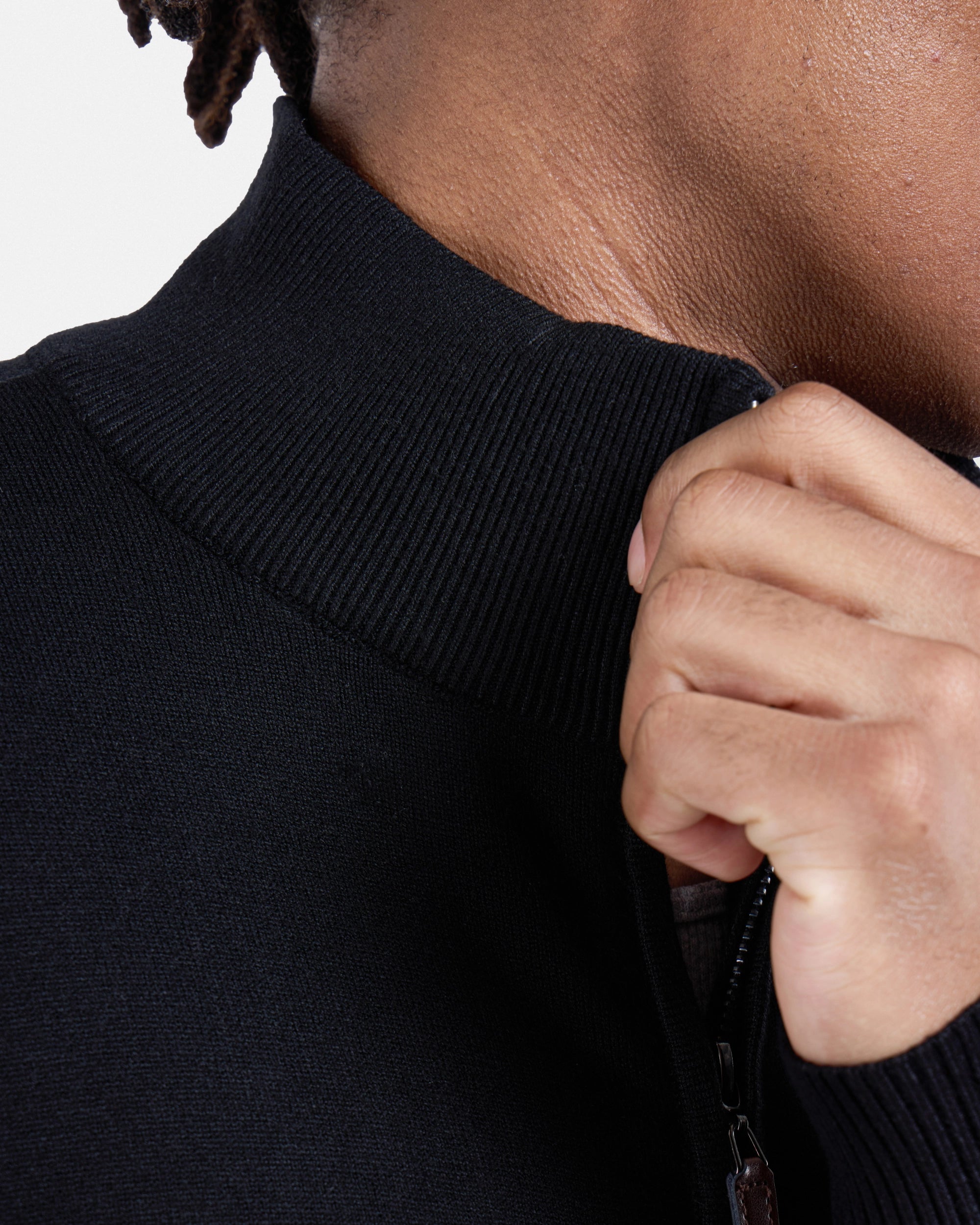 #SMW-34015 Full Zip Mock Neck Sweater-thumbmail-9