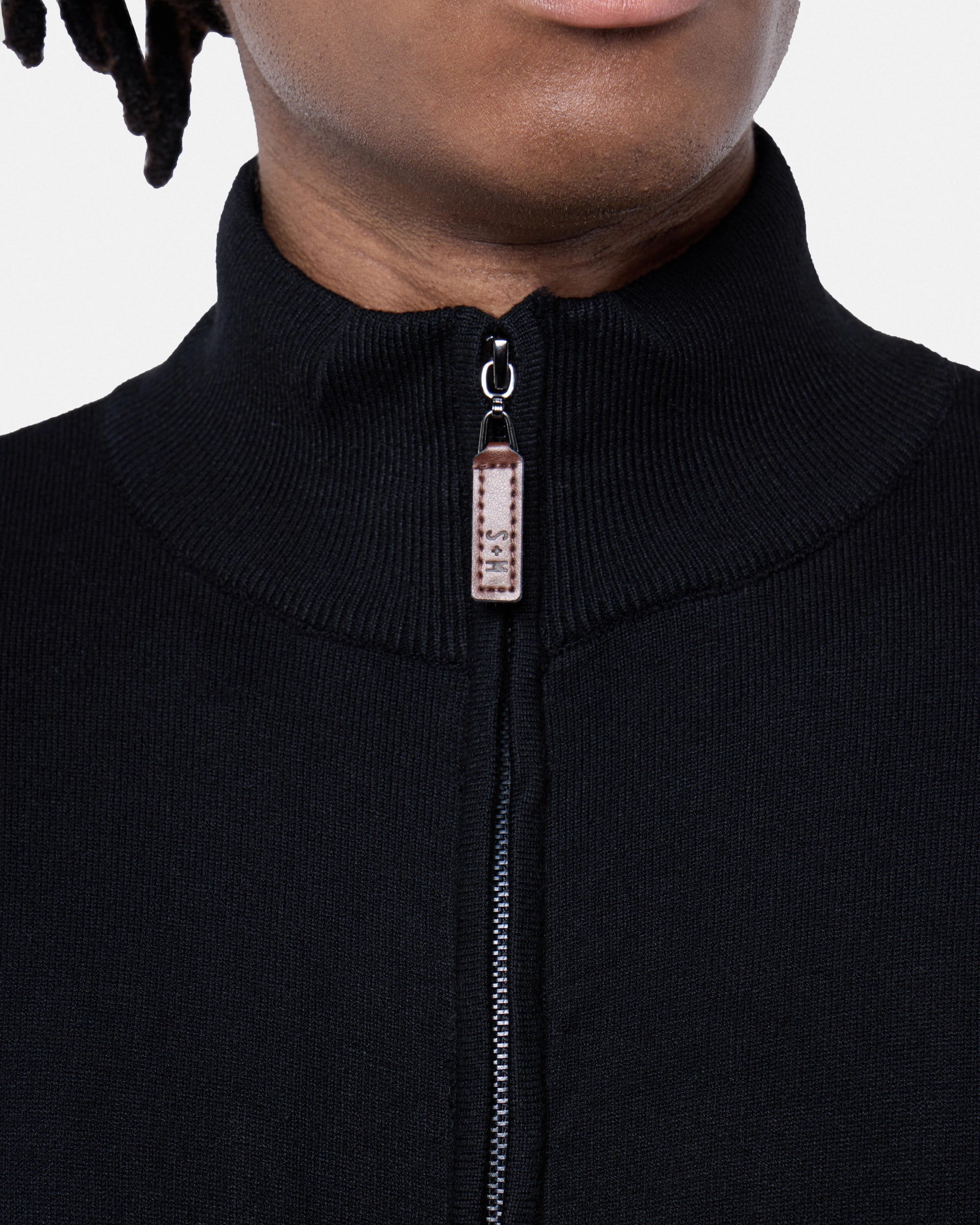 #SMW-34015 Full Zip Mock Neck Sweater-thumbmail-7