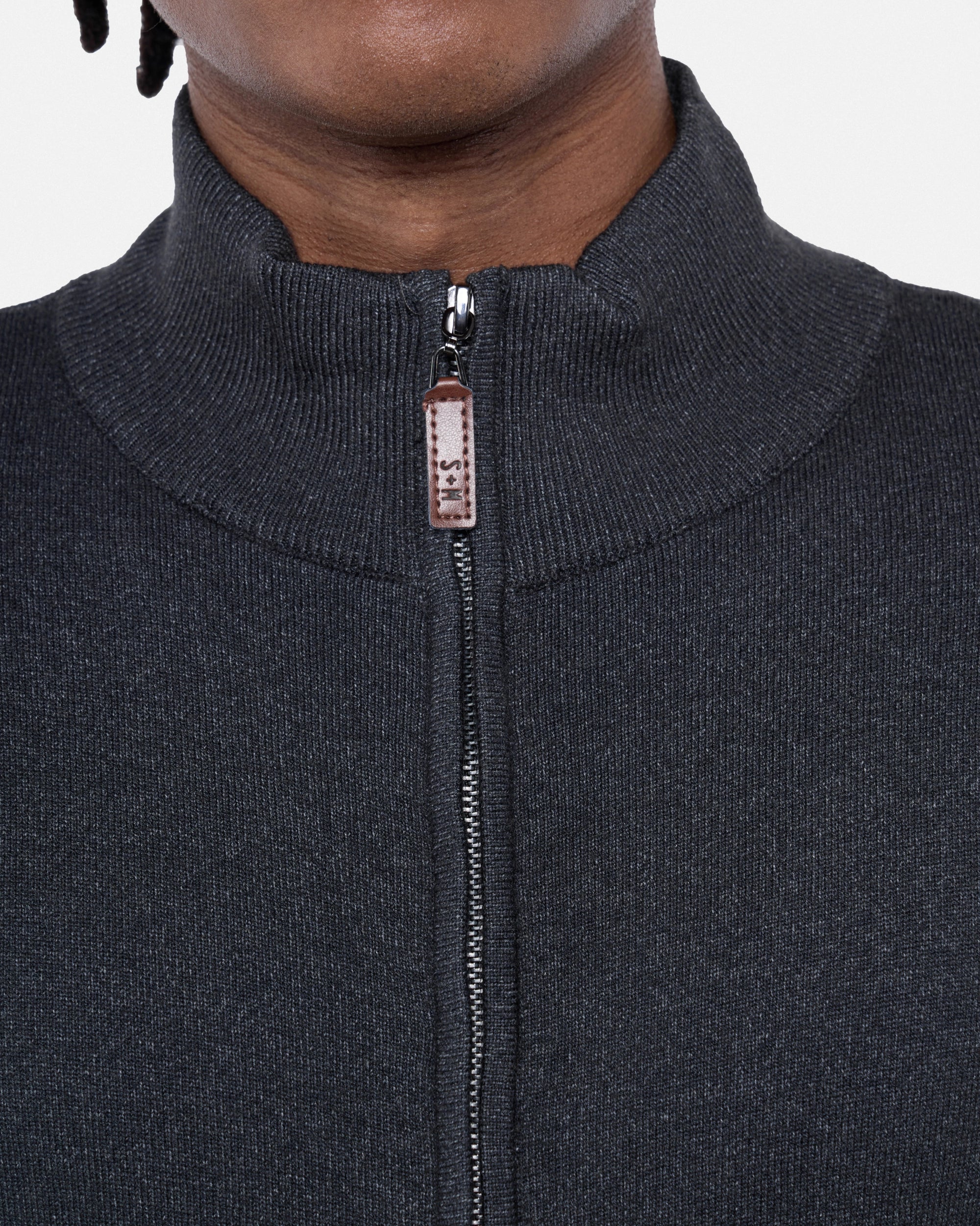 #SMW-34015 Full Zip Mock Neck Sweater-thumbmail-16