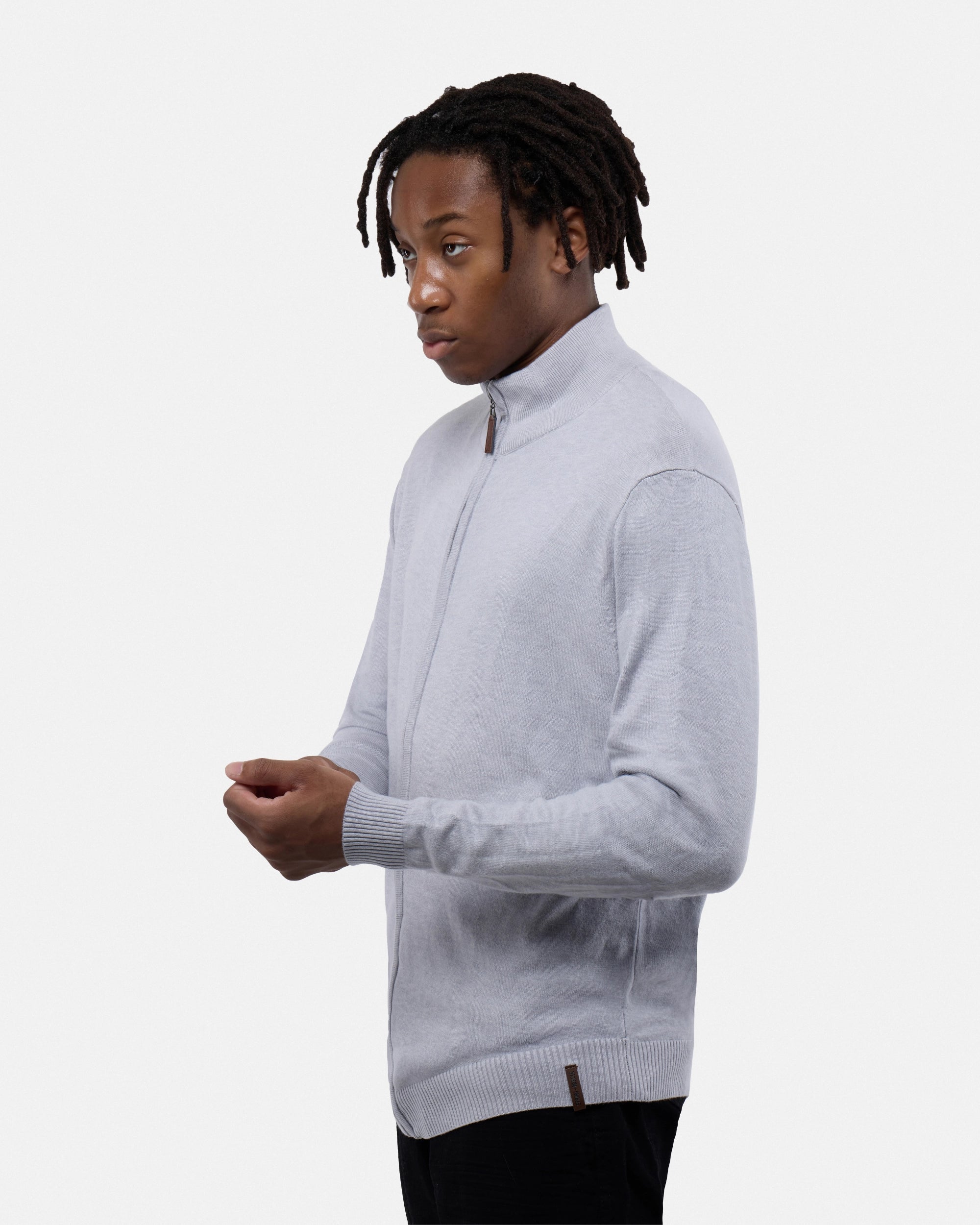 #SMW-34015 Full Zip Mock Neck Sweater-thumbmail-21