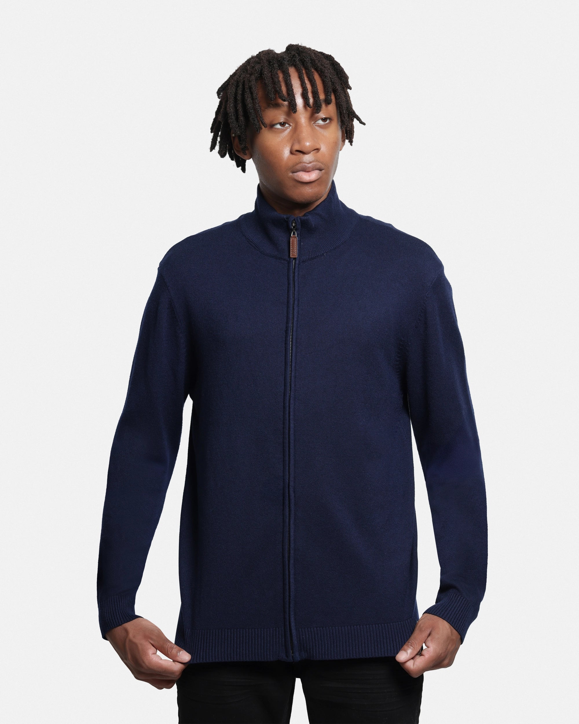 #SMW-34015 Full Zip Mock Neck Sweater-thumbmail-32