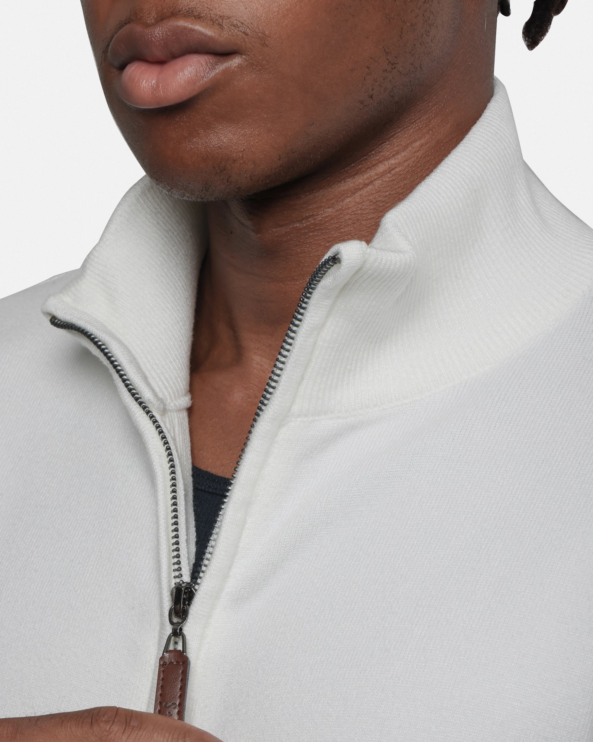 #SMW-34015 Full Zip Mock Neck Sweater-thumbmail-43