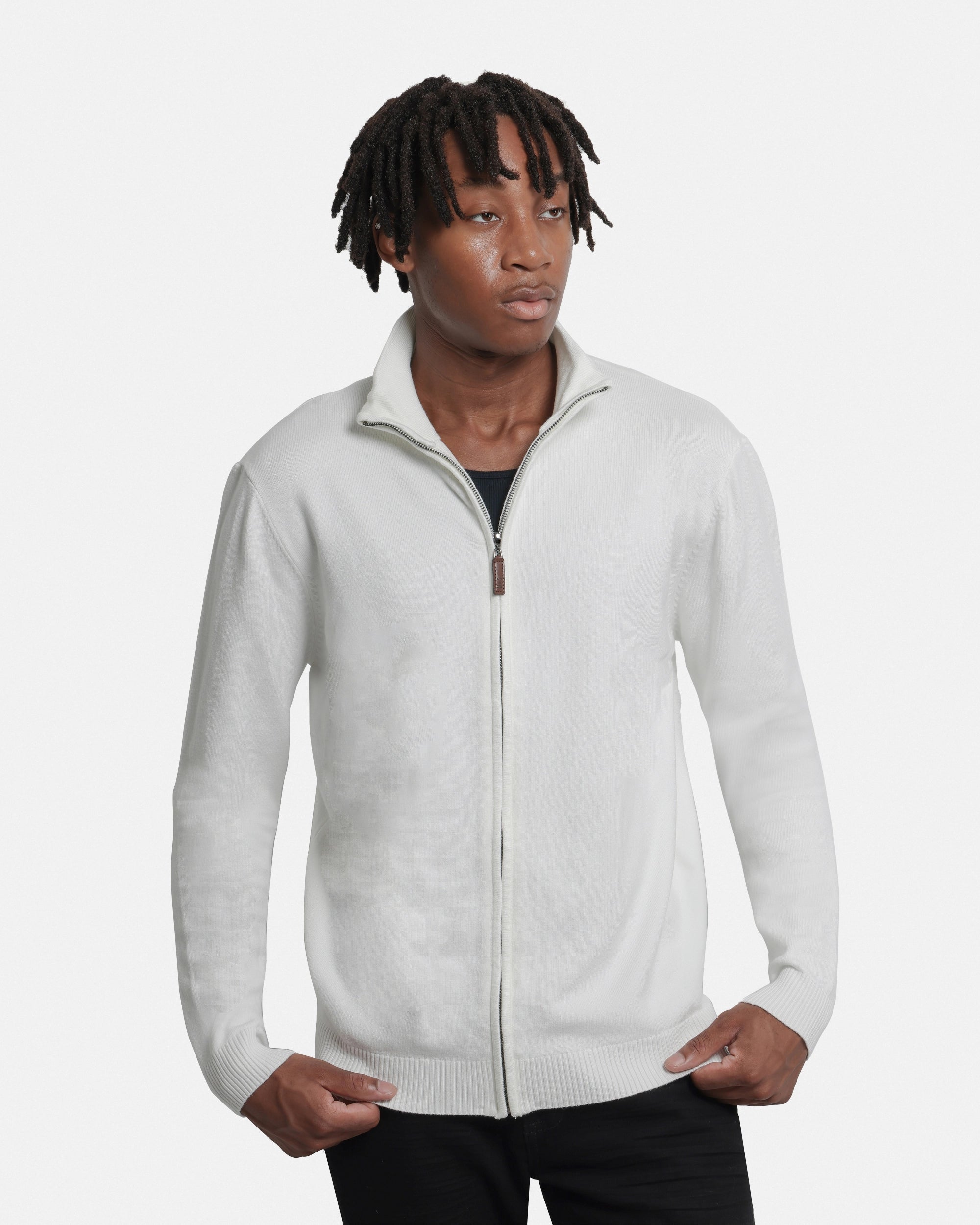 #SMW-34015 Full Zip Mock Neck Sweater-thumbmail-38