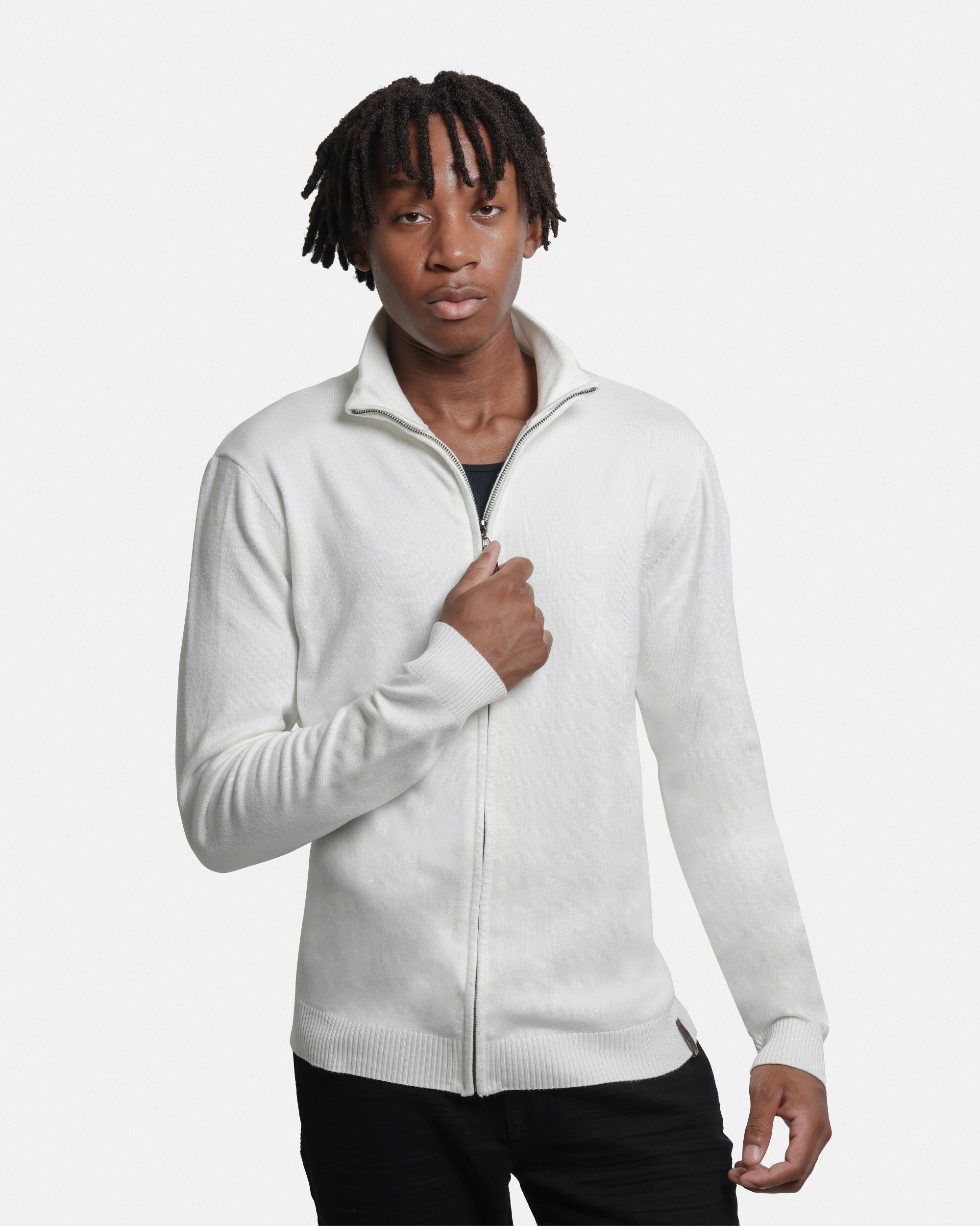 #SMW-34015 Full Zip Mock Neck Sweater-thumbmail-39