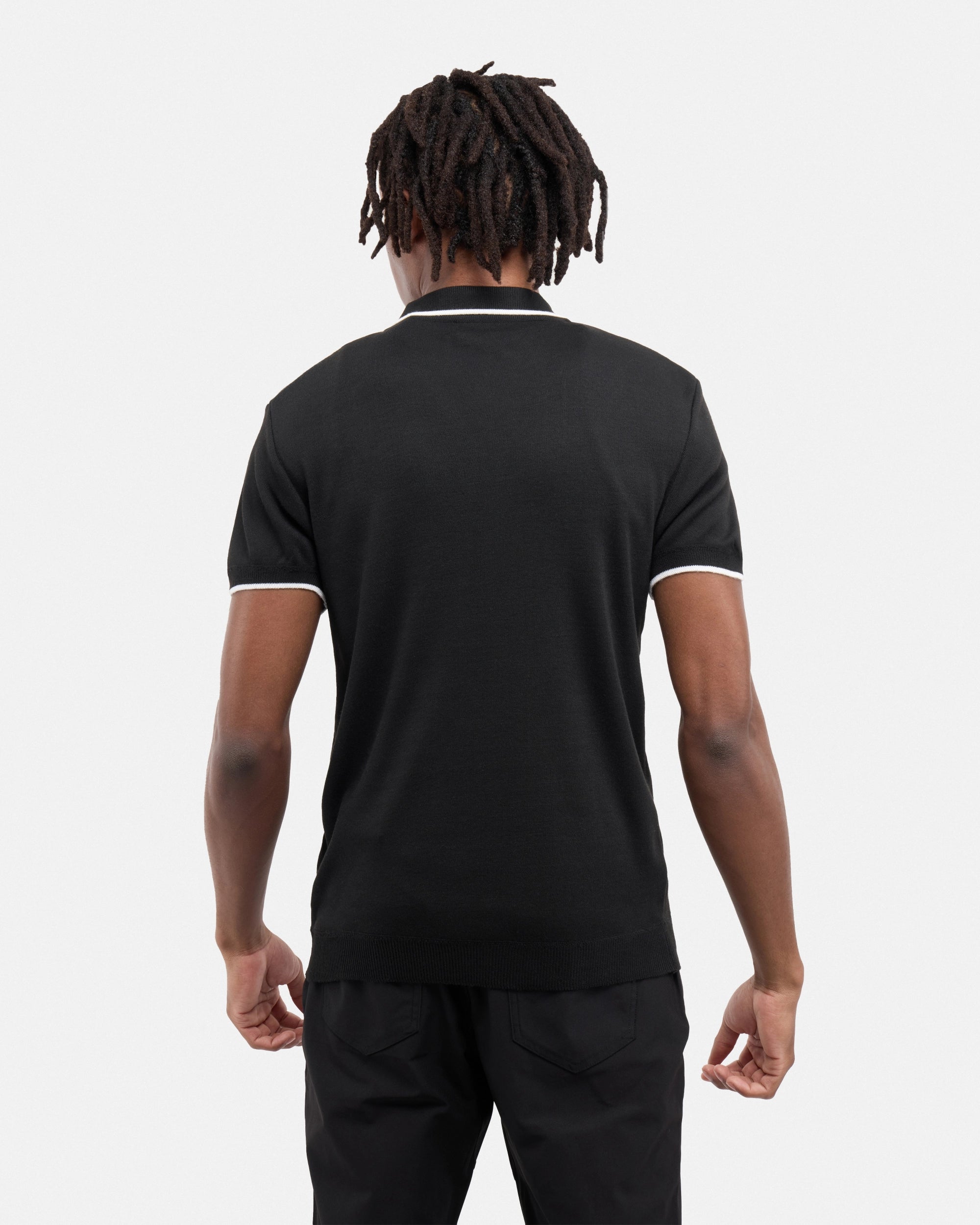 #SMW-34058 Johnny Collar Sweater Polo