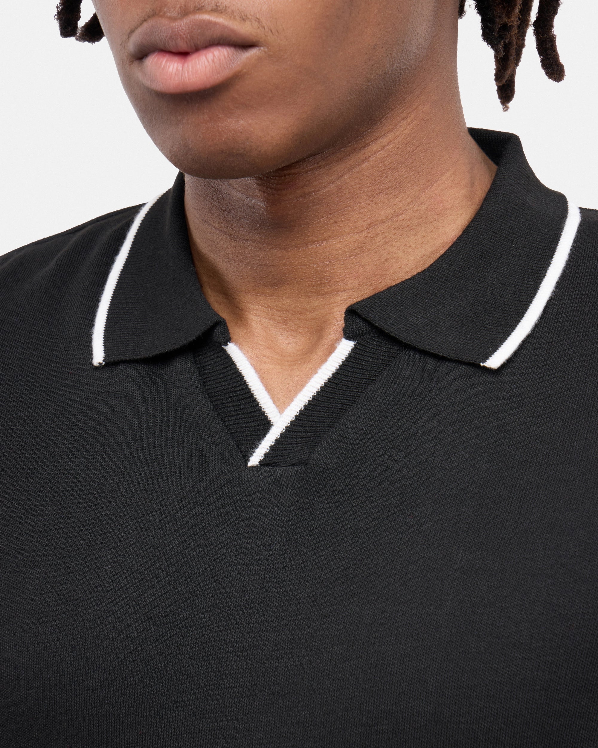 #SMW-34058 Johnny Collar Sweater Polo-thumbmail-6