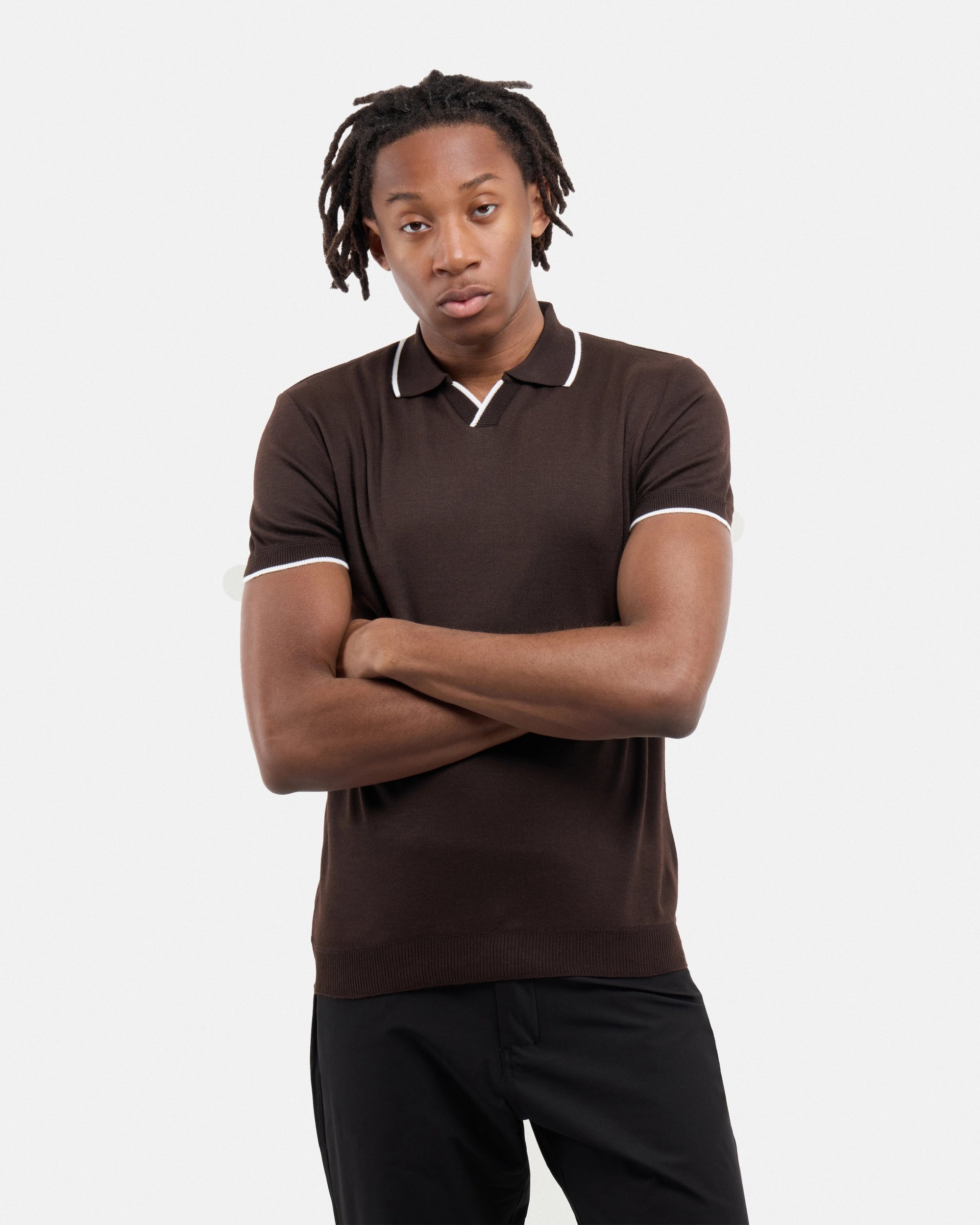 #SMW-34058 Johnny Collar Sweater Polo-thumbmail-13