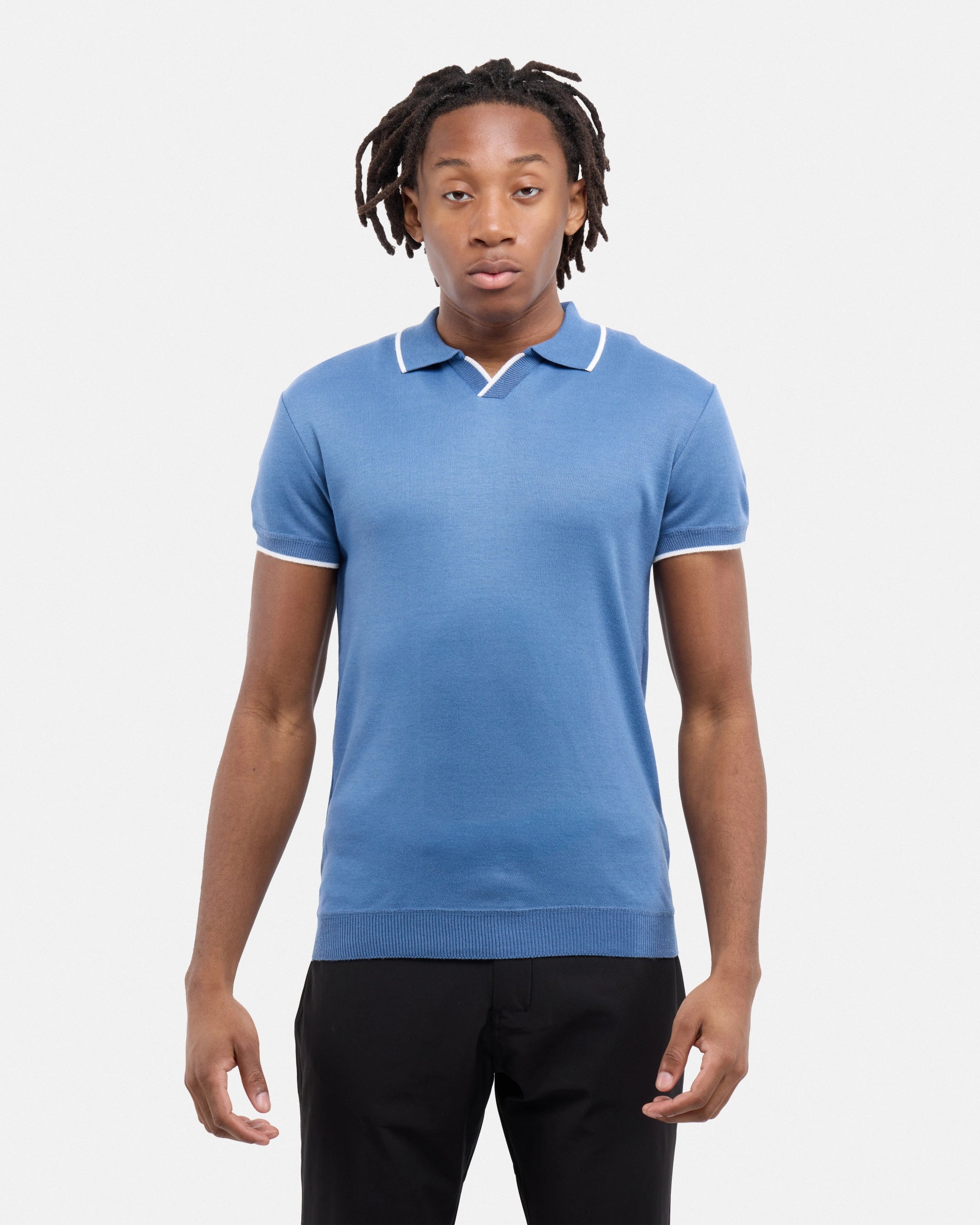 #SMW-34058 Johnny Collar Sweater Polo-thumbmail-17