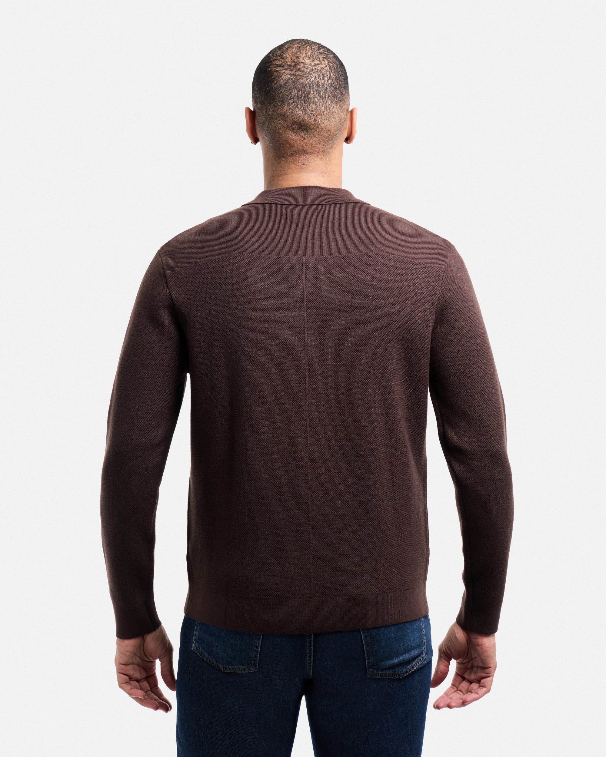 #SMW-34079 Pocketed Button Up Sweater Shirt-thumbmail-10