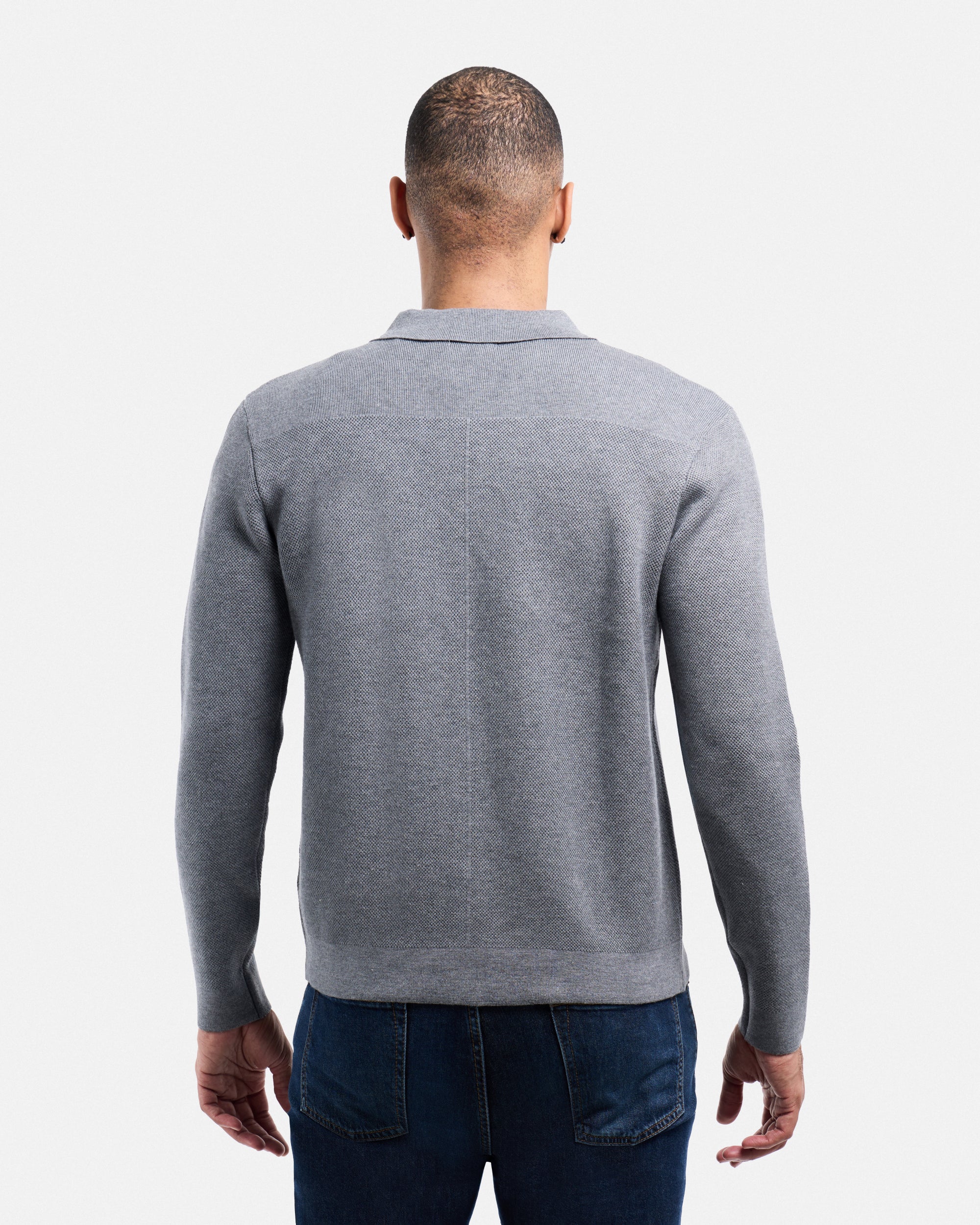 #SMW-34079 Pocketed Button Up Sweater Shirt-thumbmail-18
