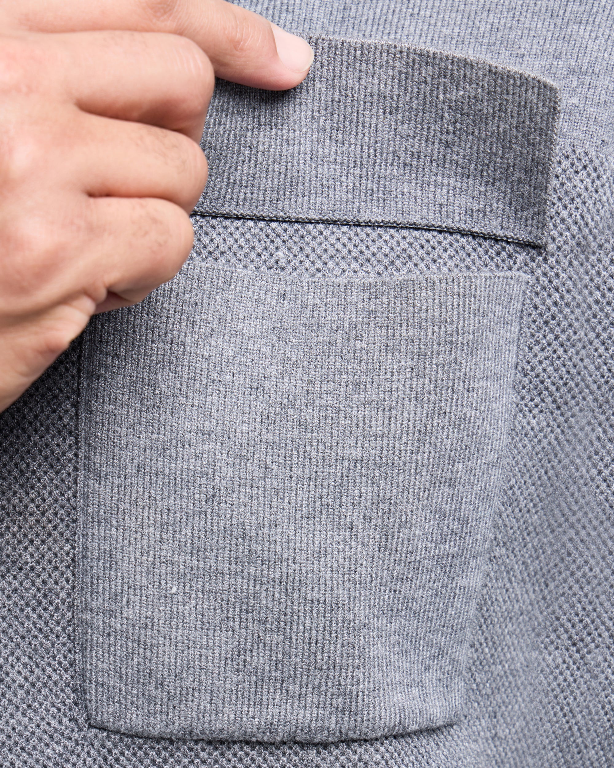 #SMW-34079 Pocketed Button Up Sweater Shirt-thumbmail-24