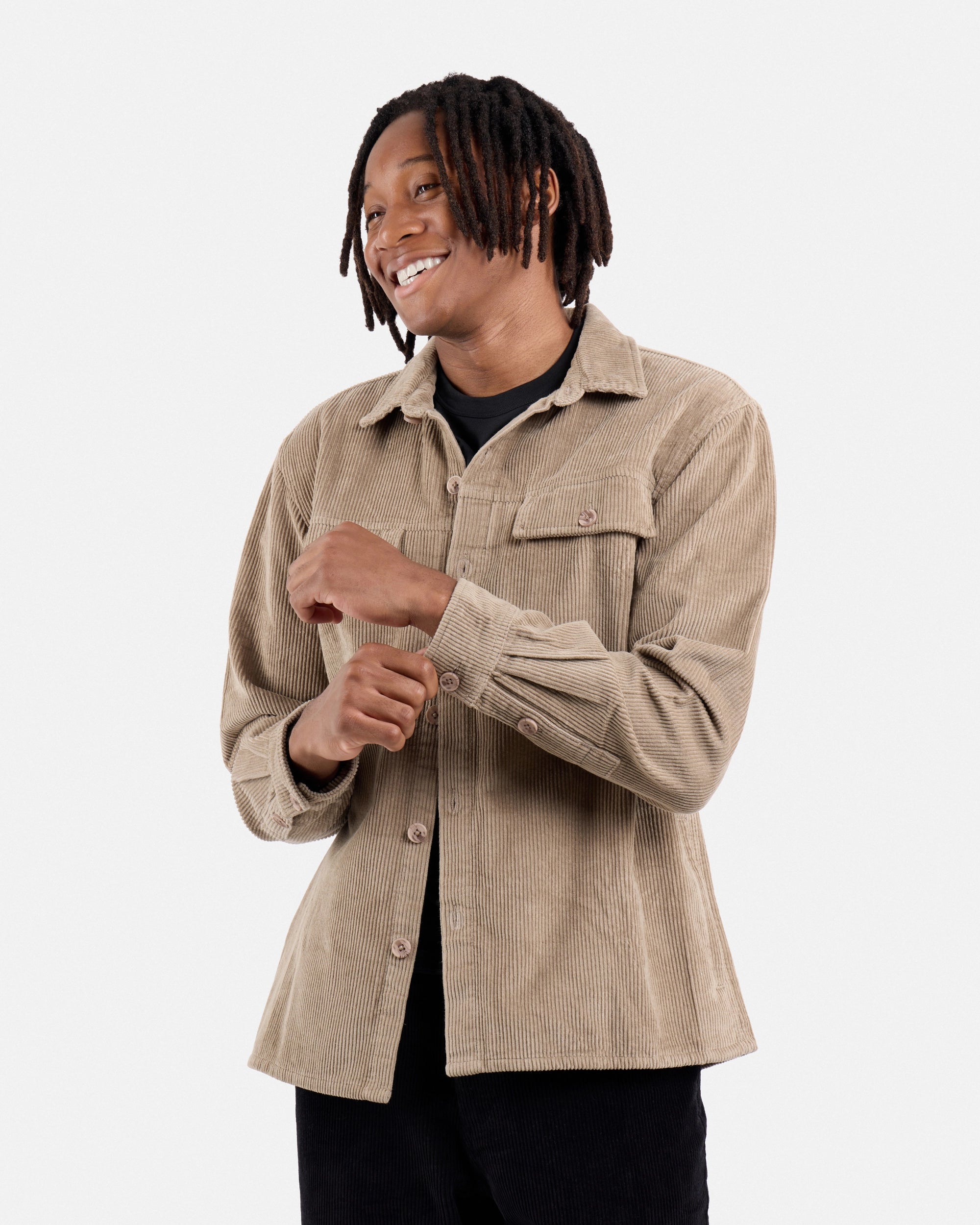 #SMWS4100484 Cotton Corduroy Over Shirt Jacket-thumbmail-11