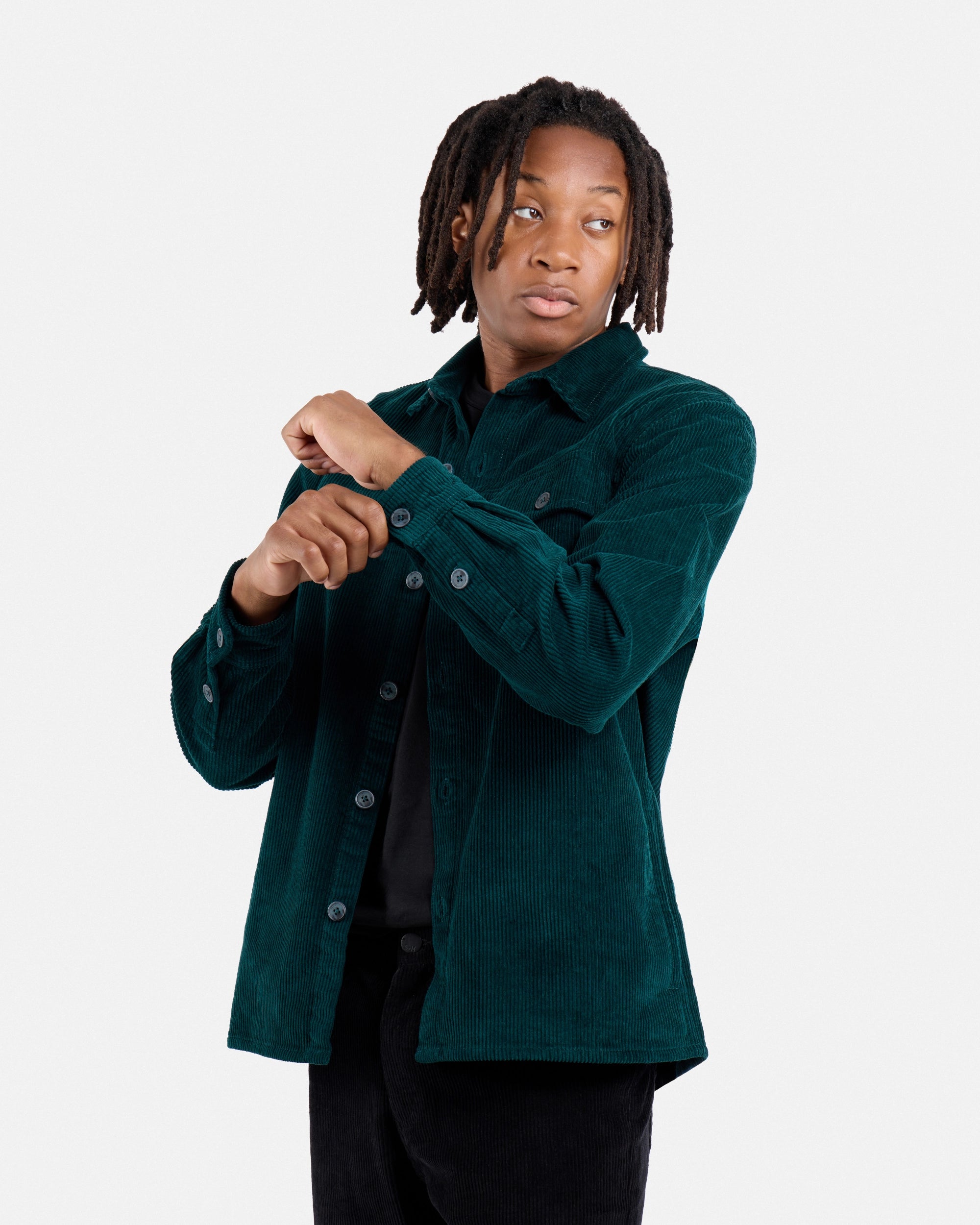 #SMWS4100484 Cotton Corduroy Over Shirt Jacket-thumbmail-19