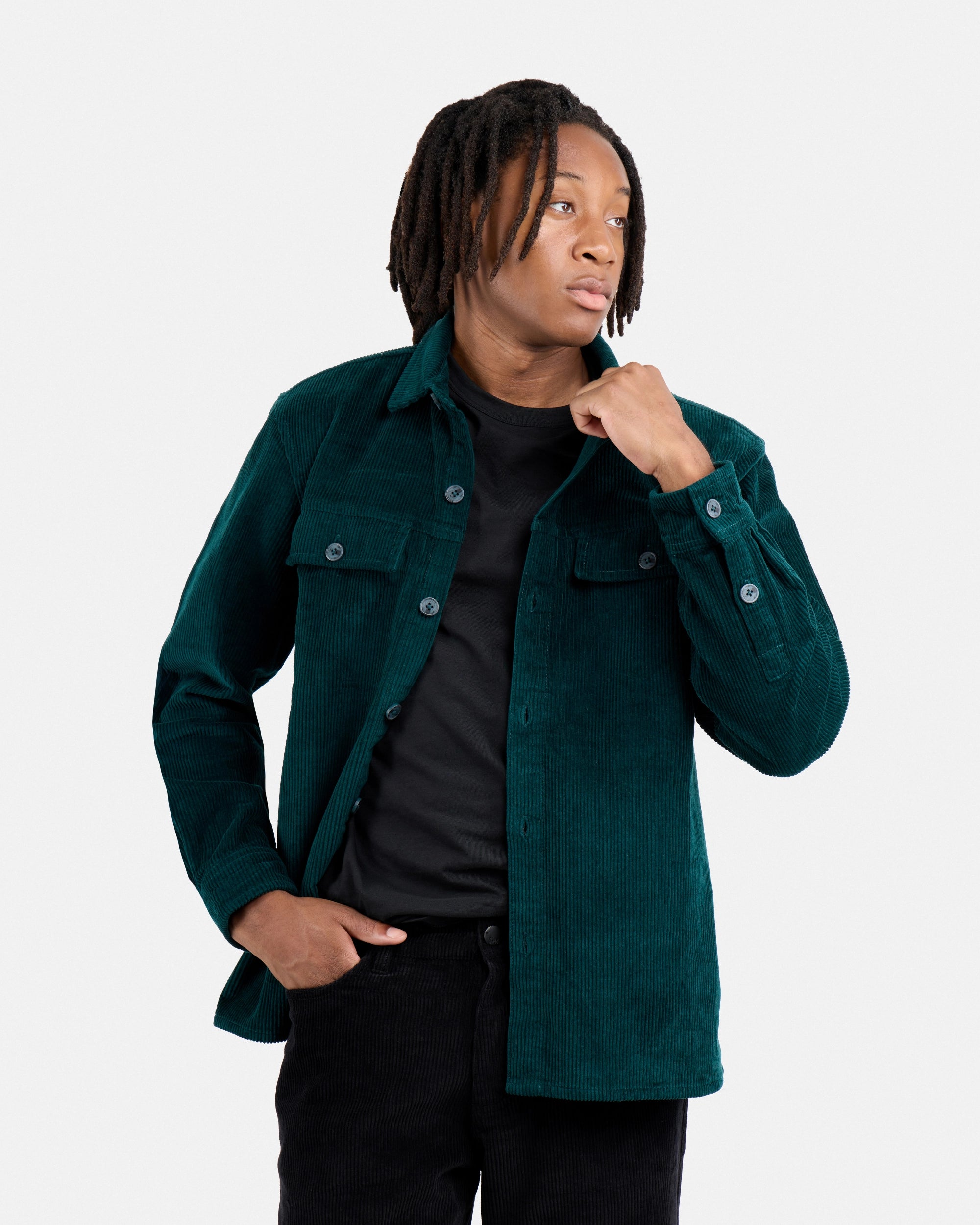 #SMWS4100484 Cotton Corduroy Over Shirt Jacket-thumbmail-21