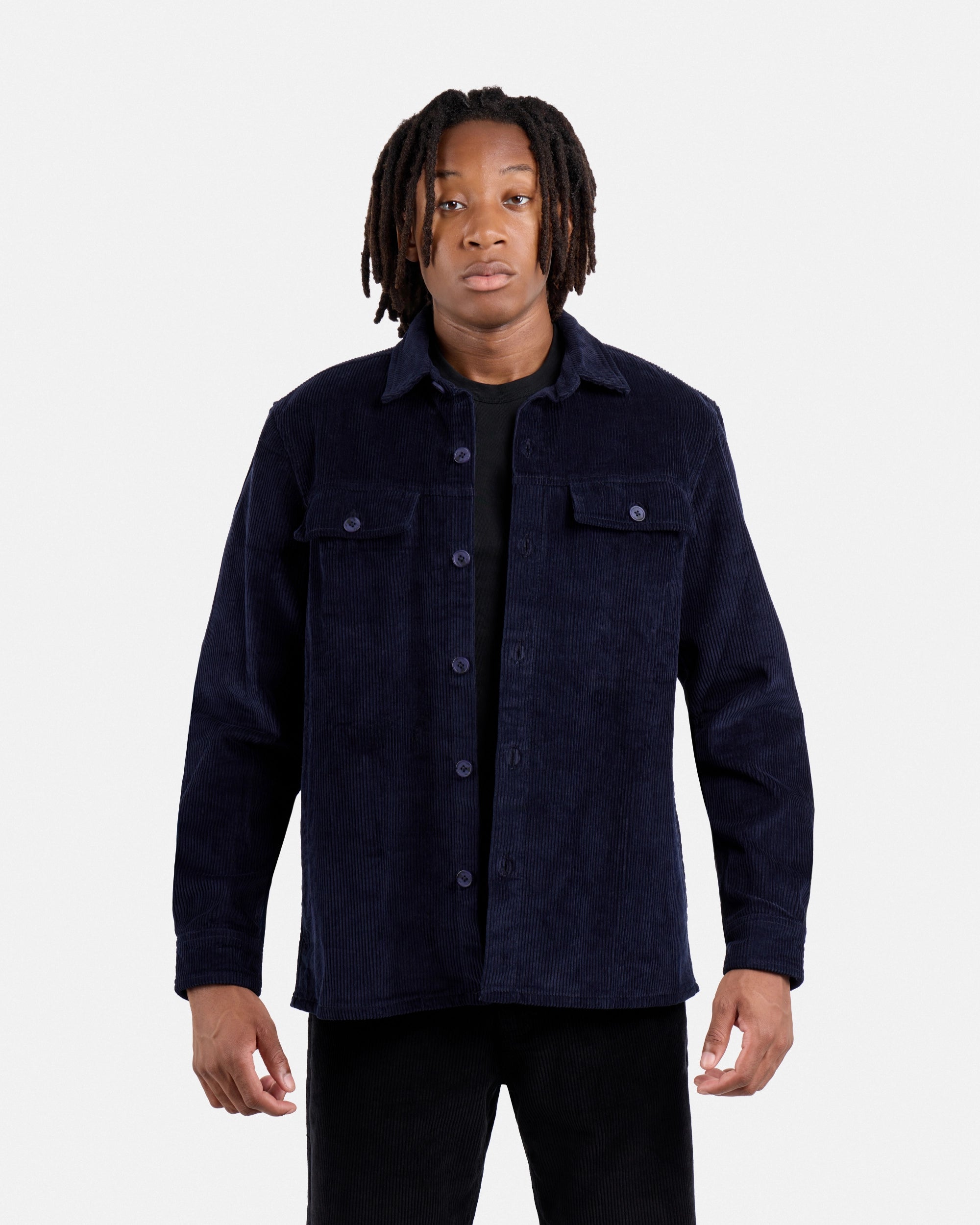 #SMWS4100484 Cotton Corduroy Over Shirt Jacket-thumbmail-25