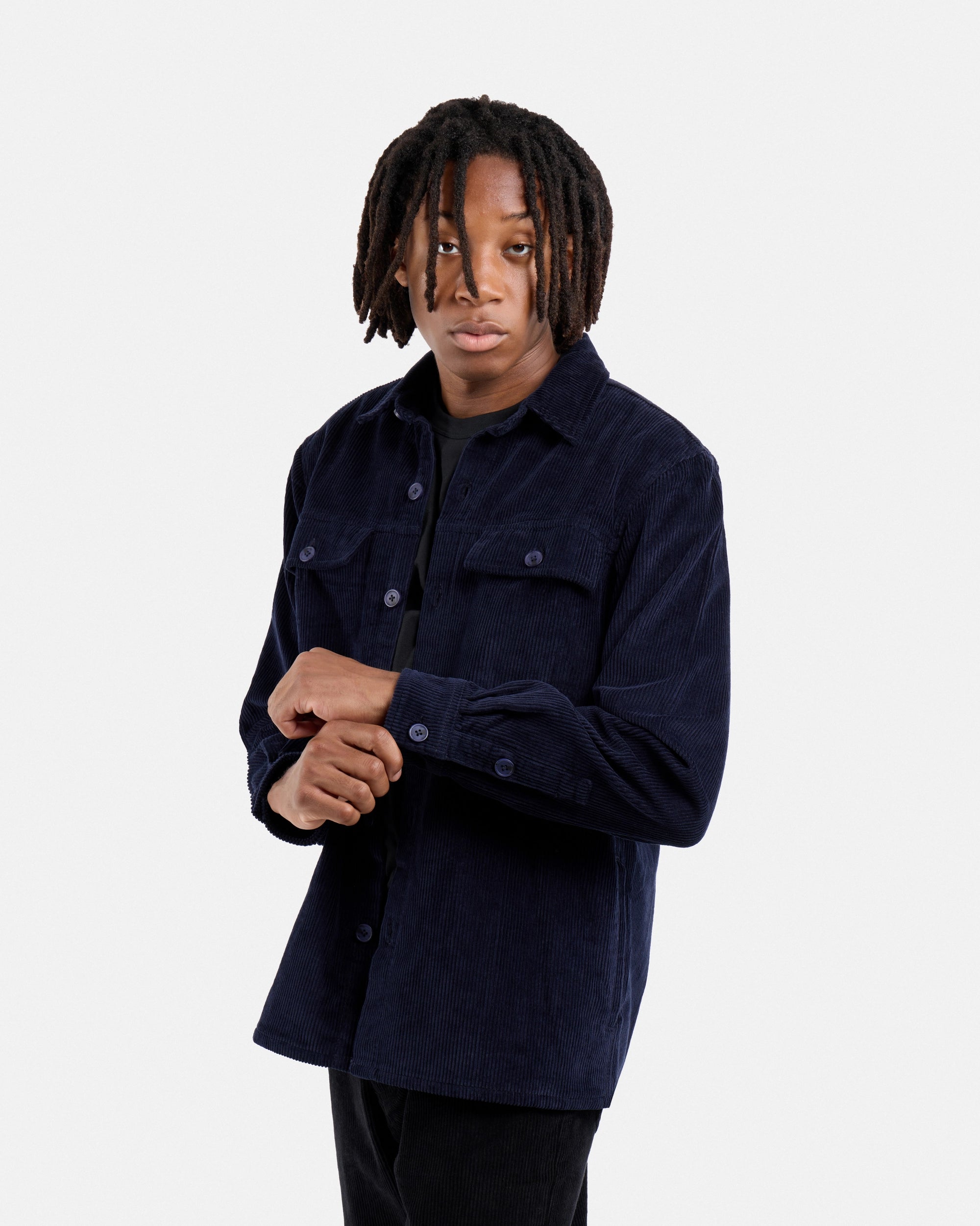 #SMWS4100484 Cotton Corduroy Over Shirt Jacket-thumbmail-27